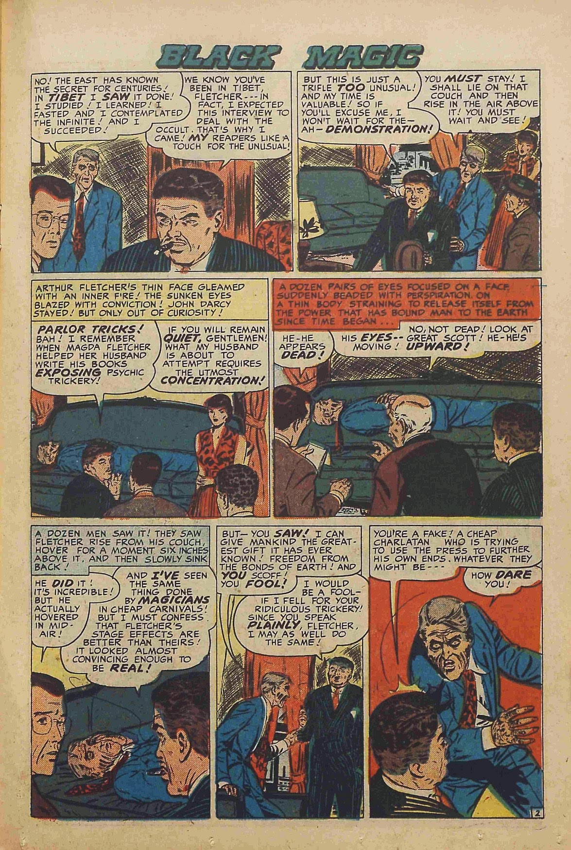 Read online Black Magic (1950) comic -  Issue #22 - 15