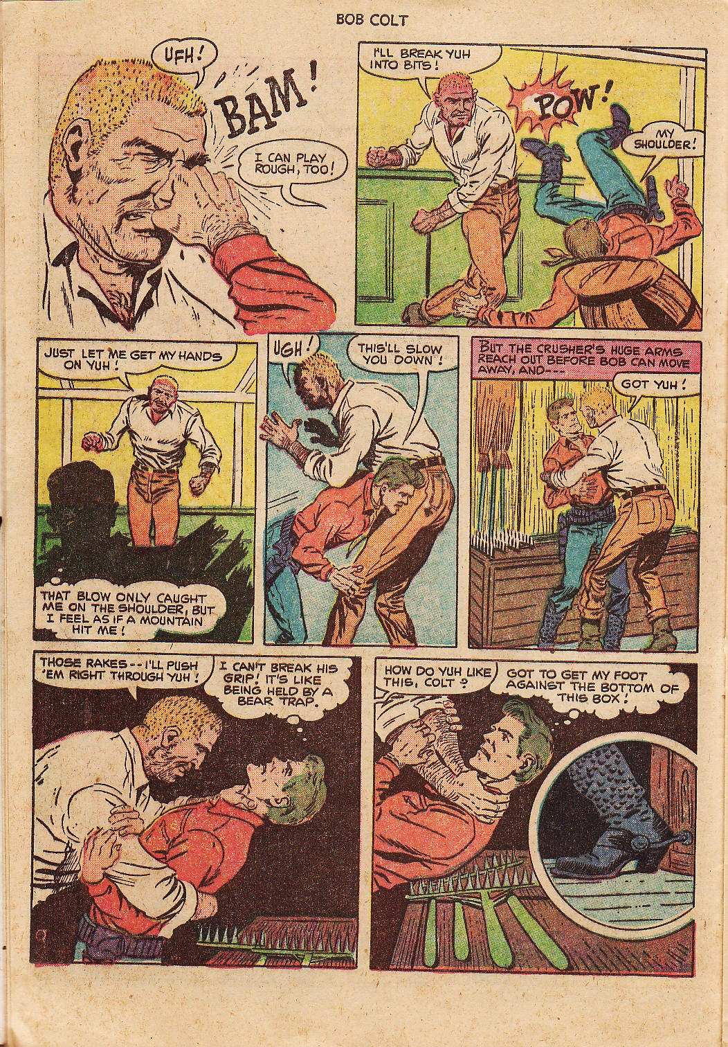 Read online Bob Colt Western comic -  Issue #7 - 12