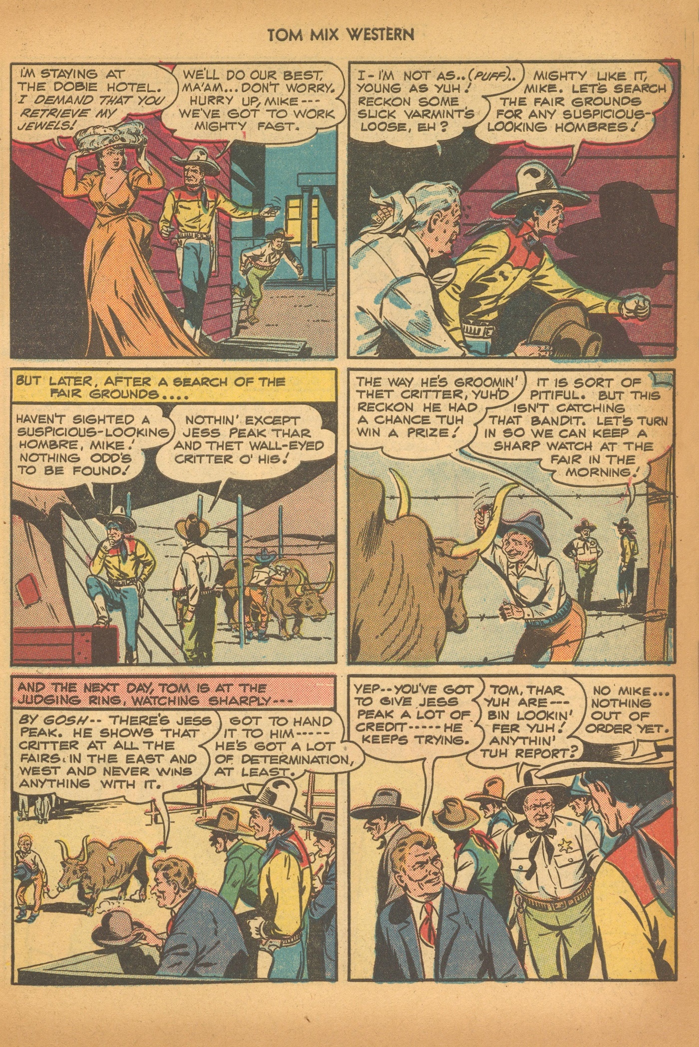 Read online Tom Mix Western (1948) comic -  Issue #6 - 19