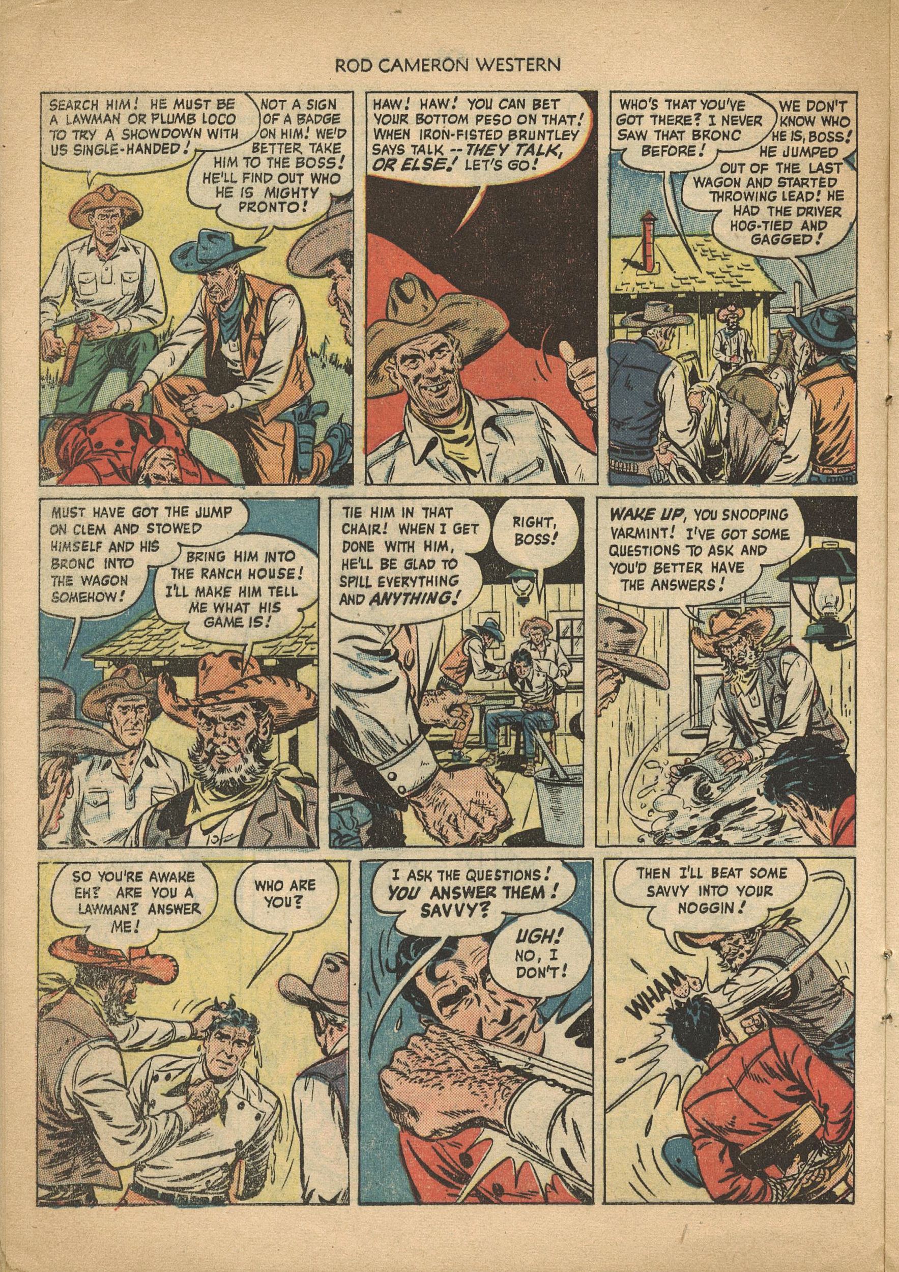 Read online Rod Cameron Western comic -  Issue #1 - 16