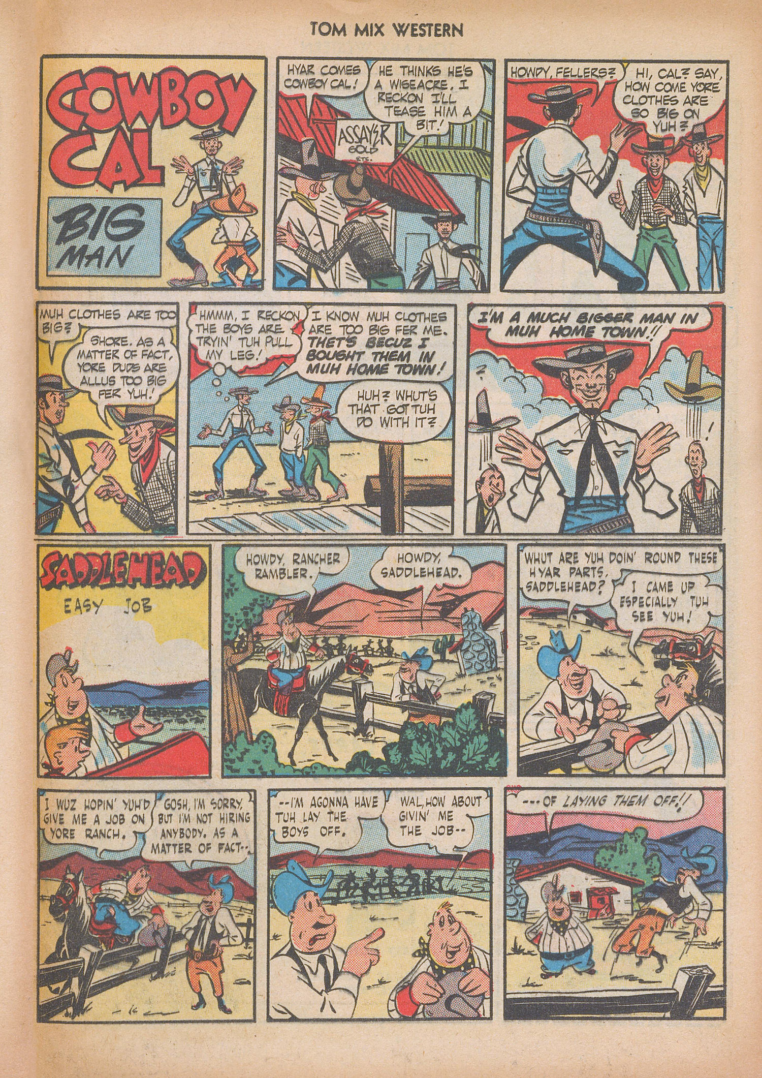 Read online Tom Mix Western (1948) comic -  Issue #10 - 41