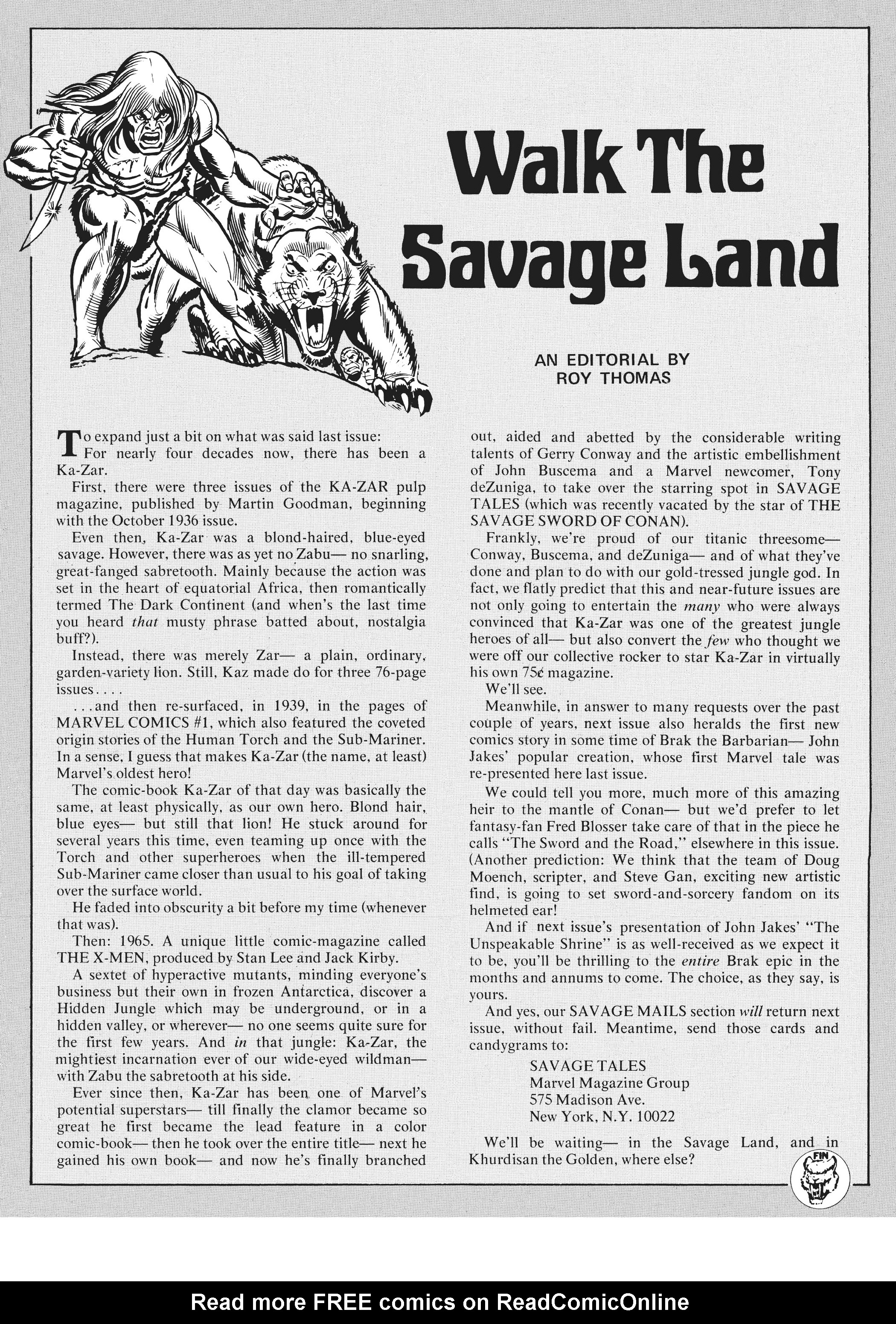 Read online Marvel Masterworks: Ka-Zar comic -  Issue # TPB 3 (Part 2) - 25