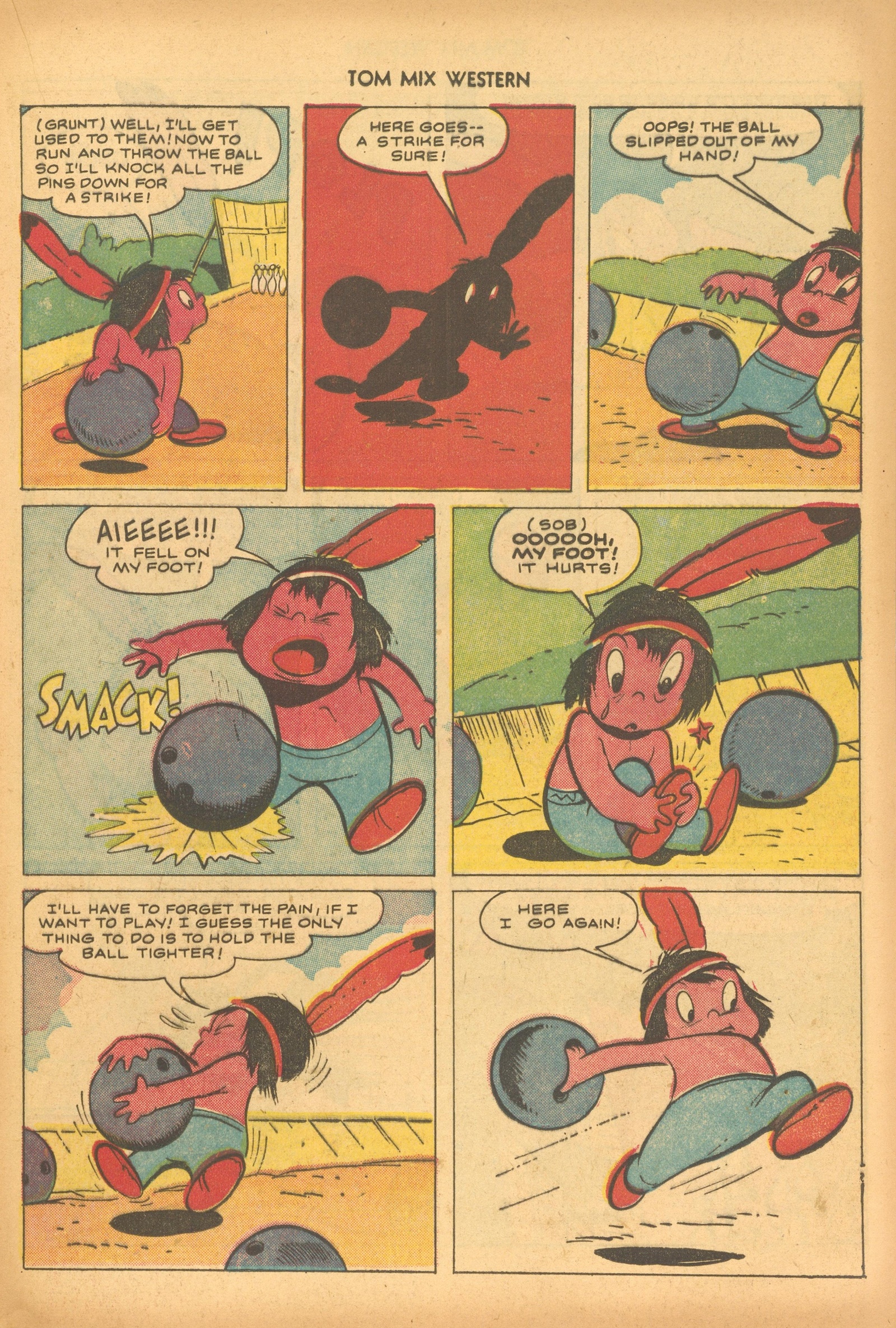 Read online Tom Mix Western (1948) comic -  Issue #46 - 17