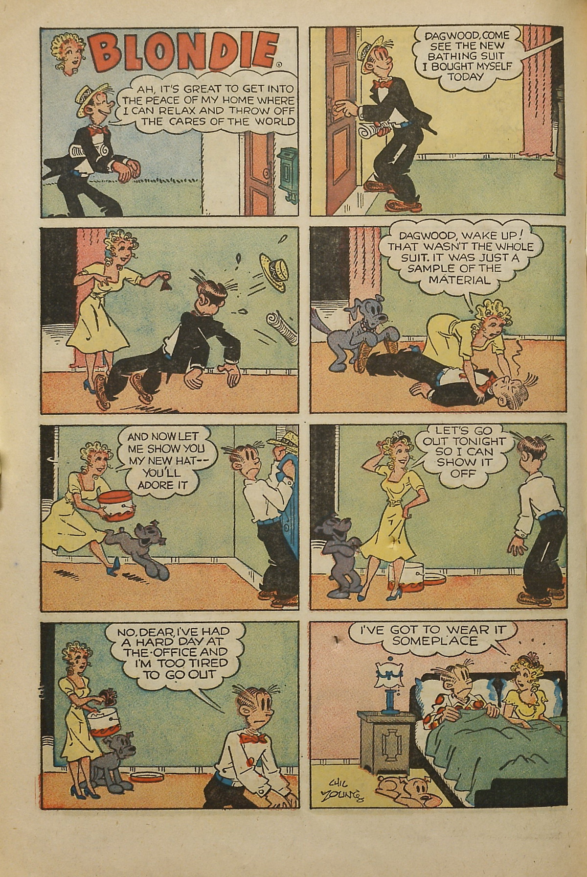 Read online Blondie Comics (1960) comic -  Issue #159 - 64
