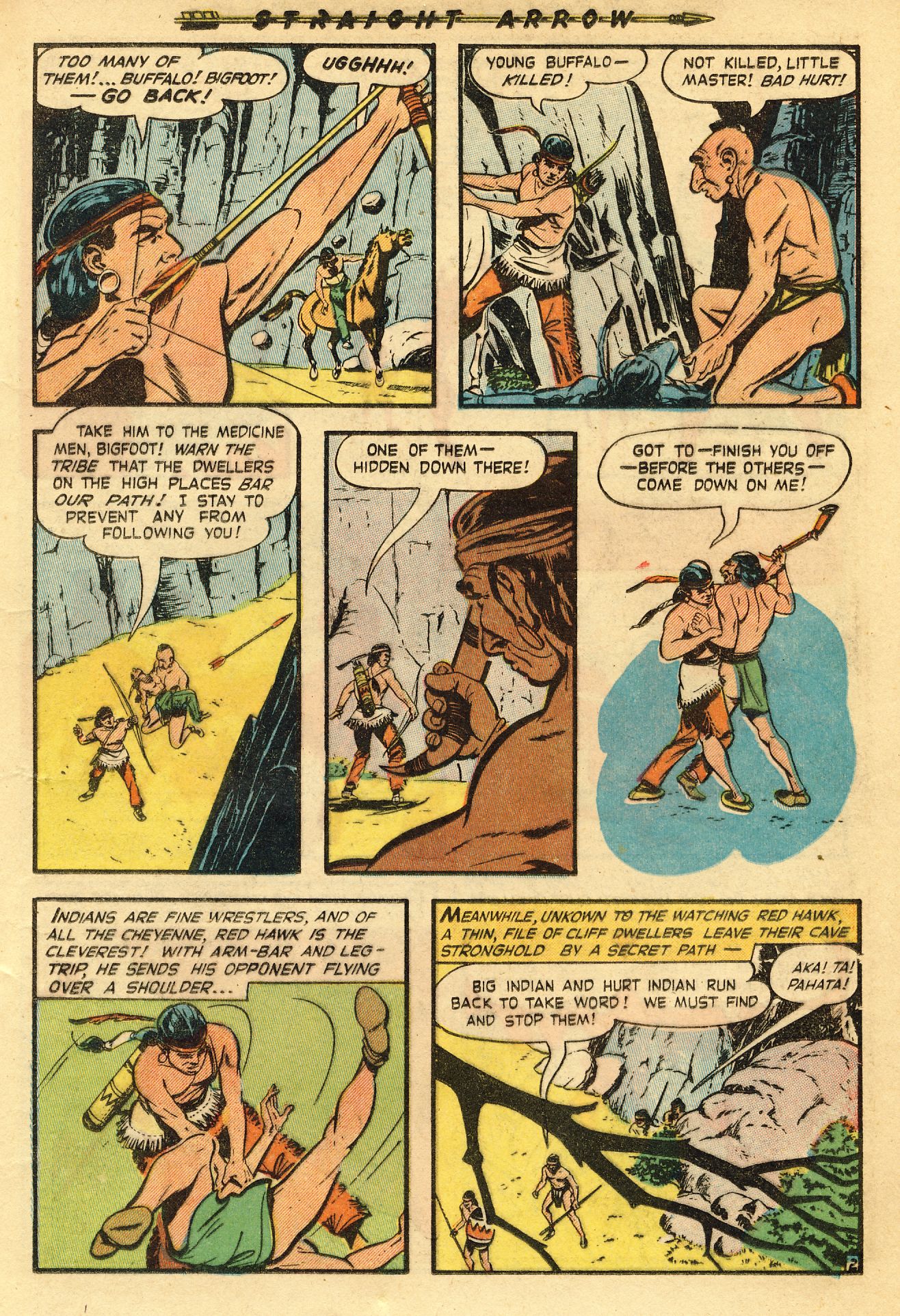 Read online Straight Arrow comic -  Issue #12 - 13