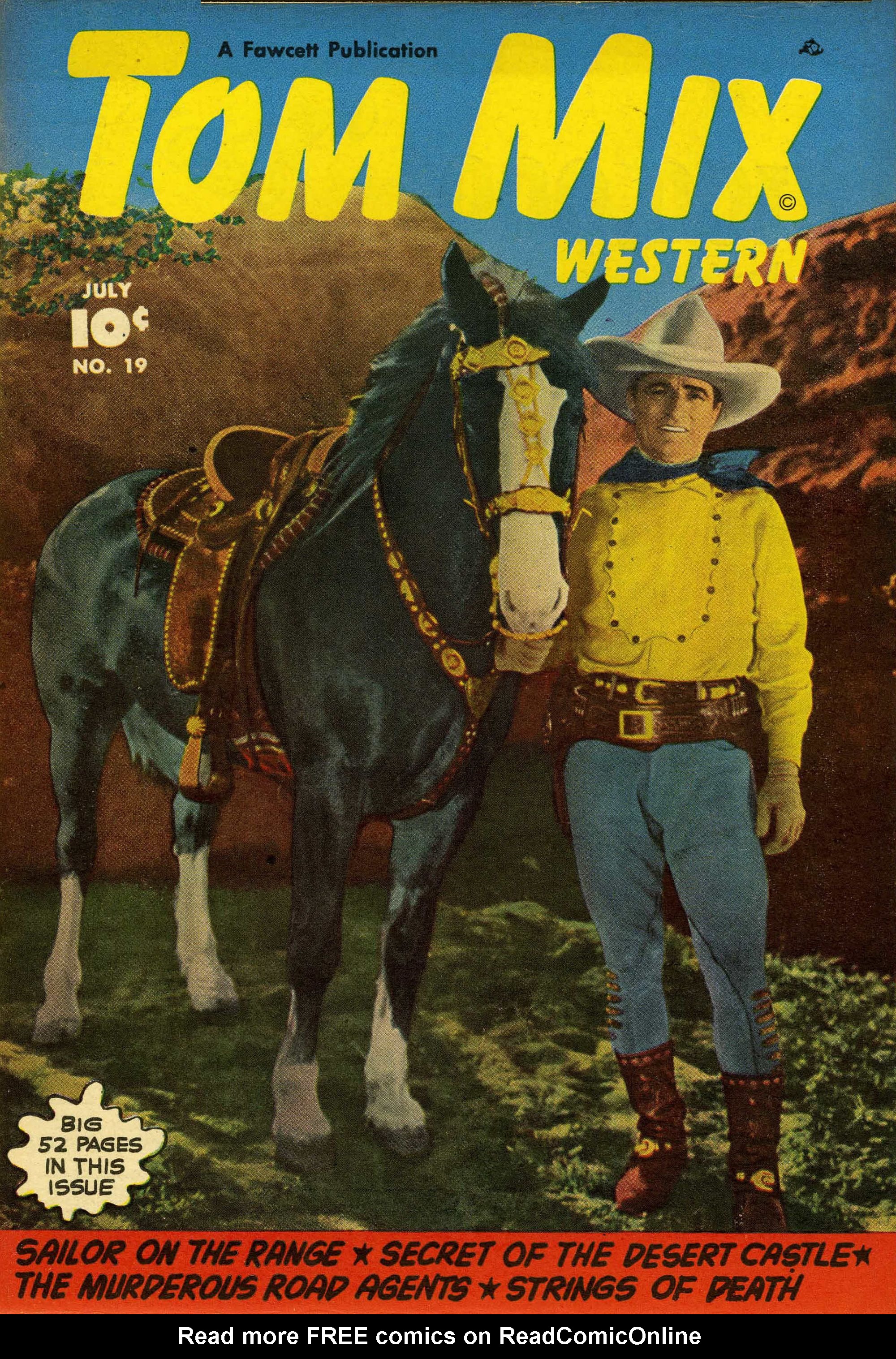 Read online Tom Mix Western (1948) comic -  Issue #19 - 1