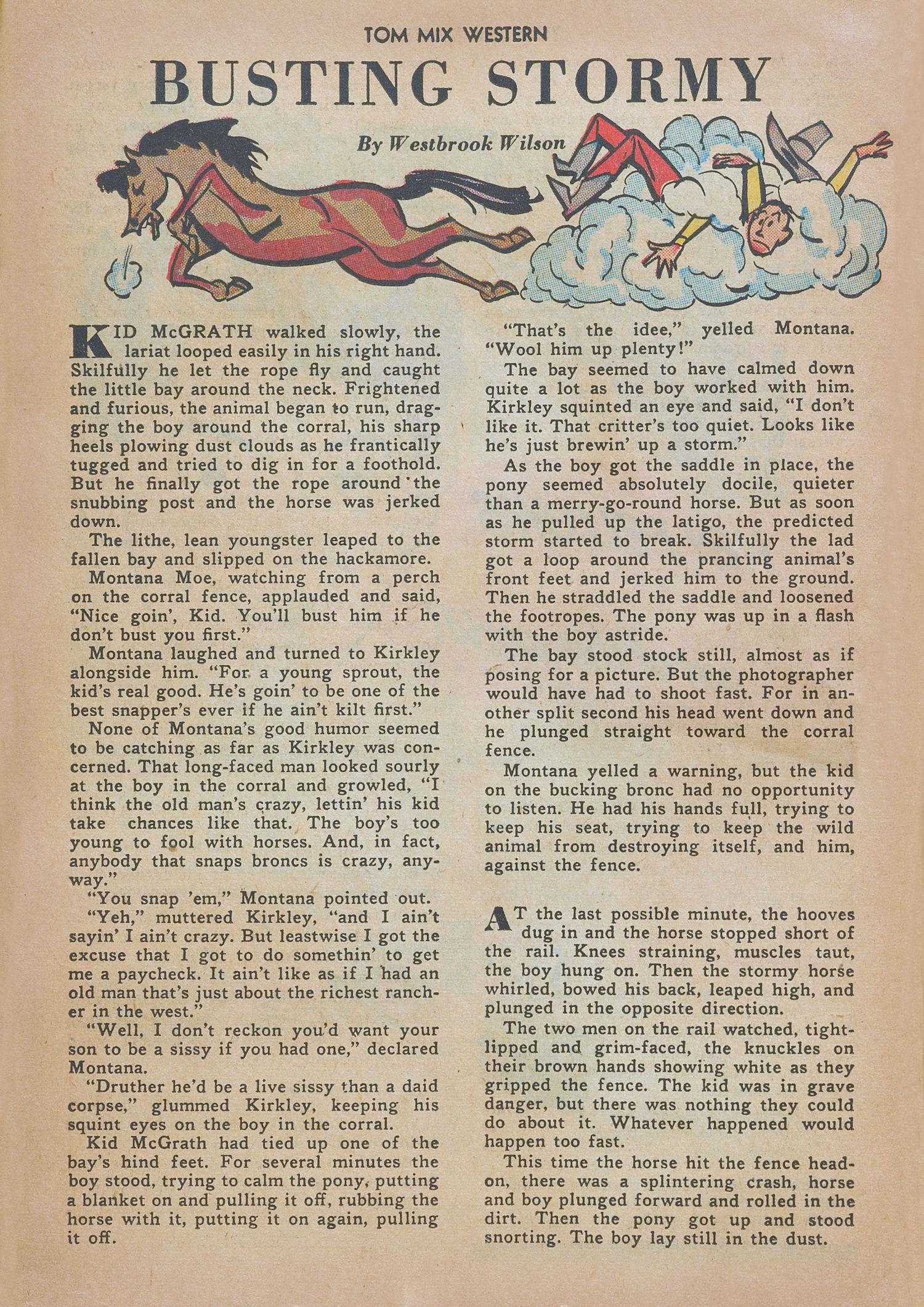 Read online Tom Mix Western (1948) comic -  Issue #13 - 24
