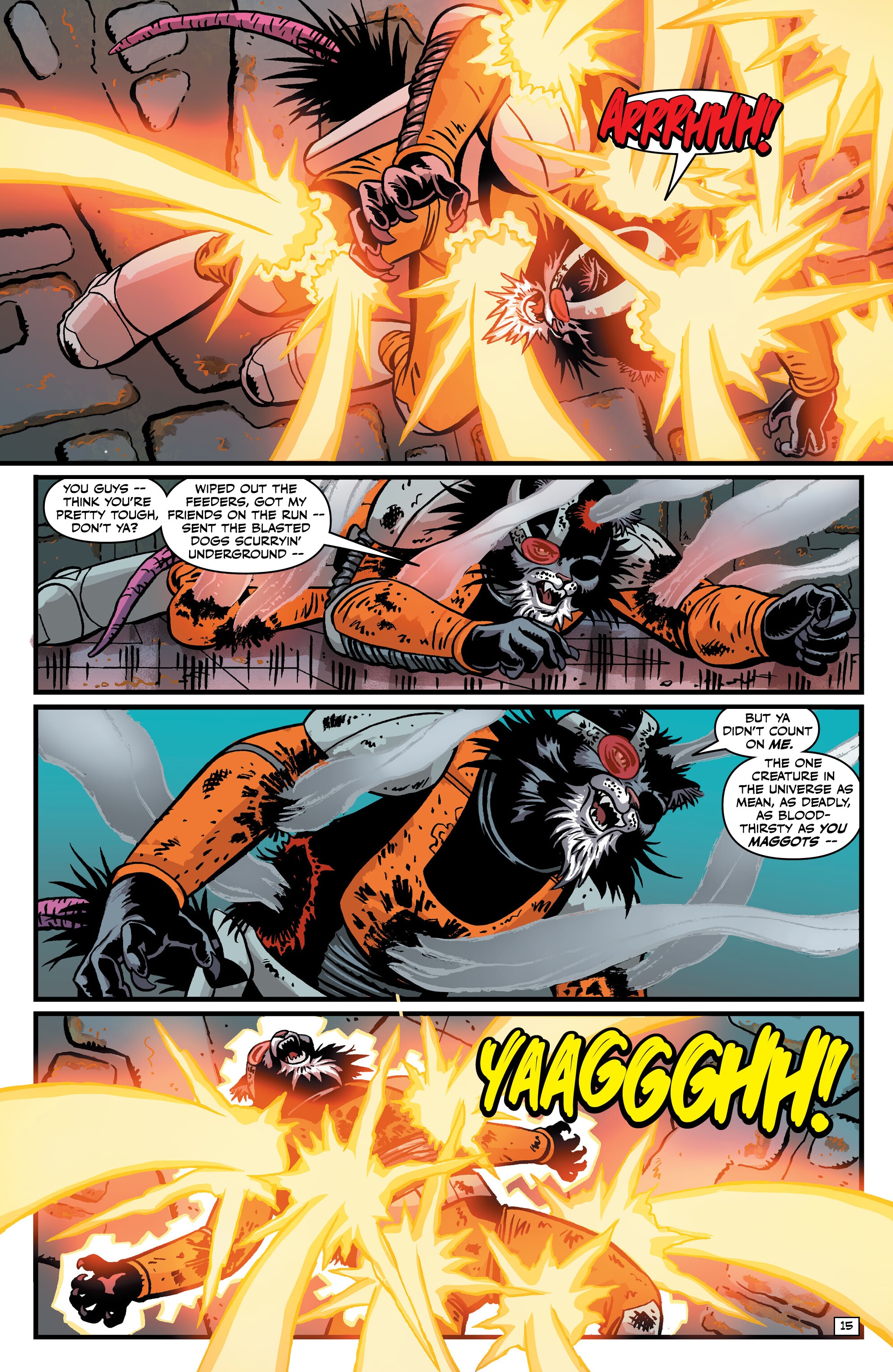 Read online Captain Ginger: The Last Feeder comic -  Issue #2 - 17