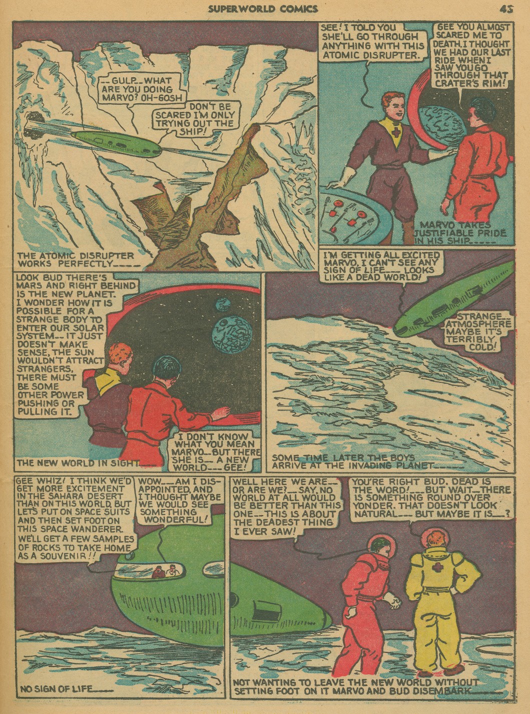 Read online Superworld Comics comic -  Issue #3 - 43