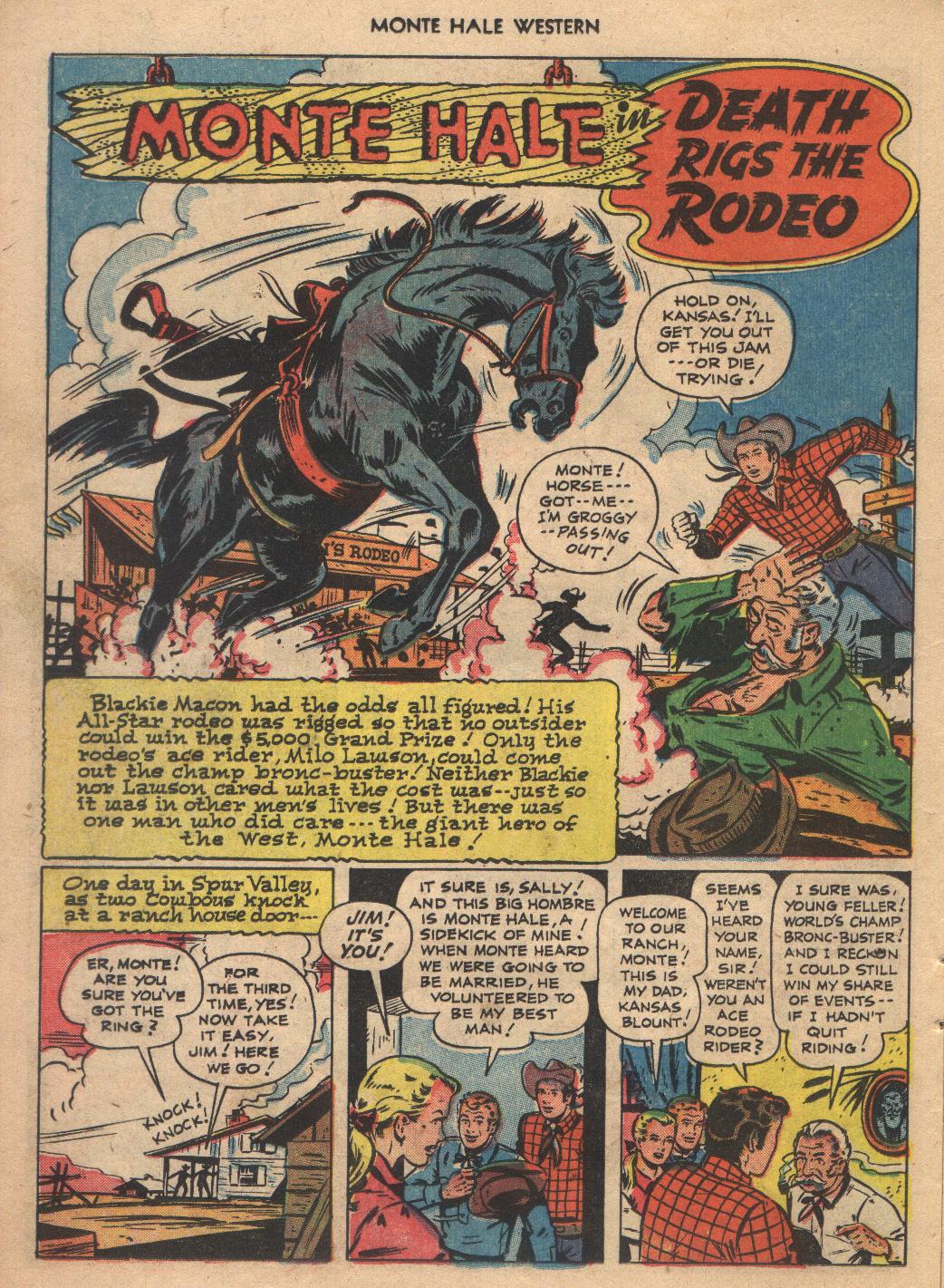 Read online Monte Hale Western comic -  Issue #77 - 14