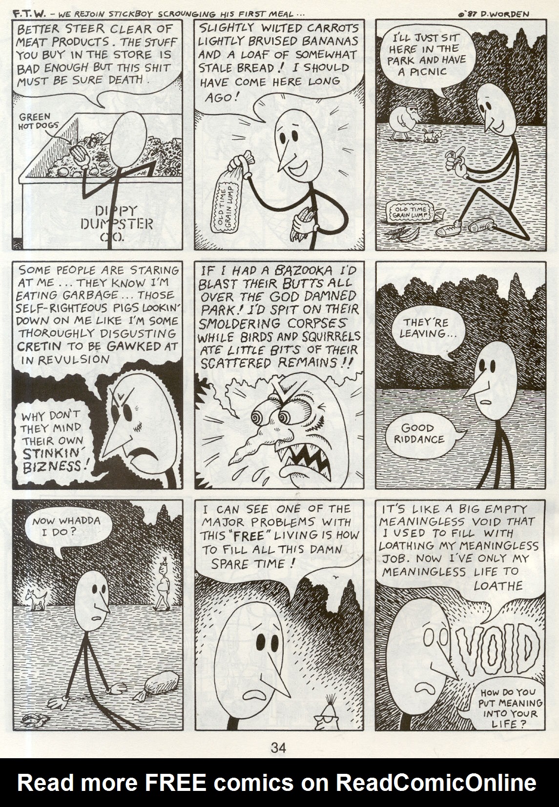 Read online Rip Off Comix comic -  Issue #19 - 36