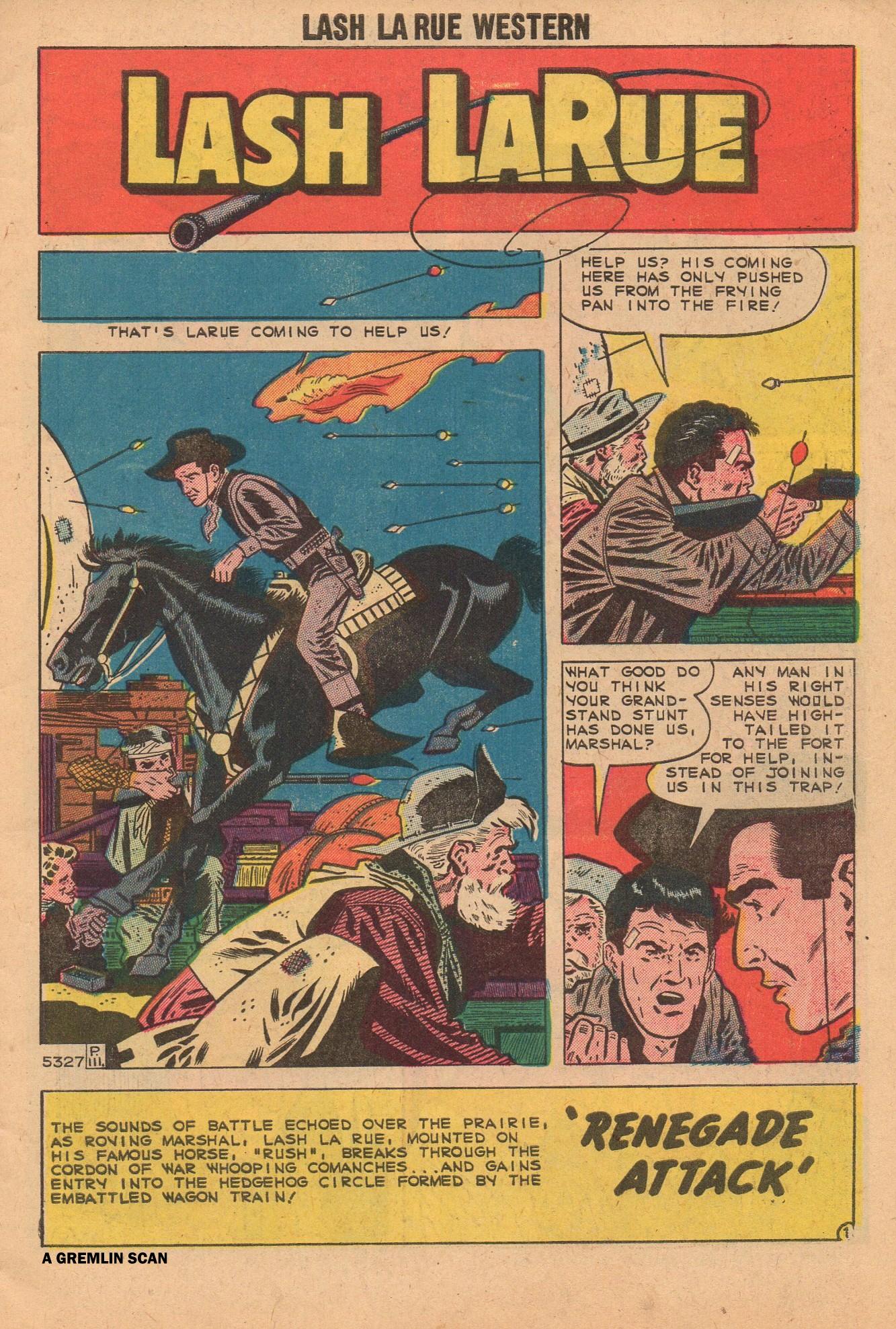 Read online Lash Larue Western (1949) comic -  Issue #74 - 3