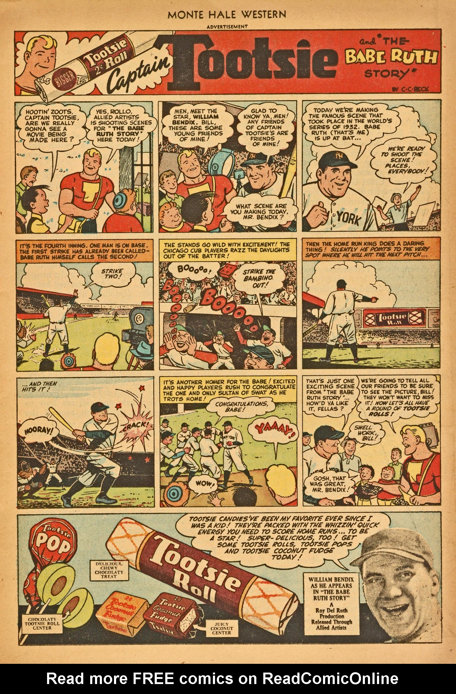 Read online Monte Hale Western comic -  Issue #30 - 23