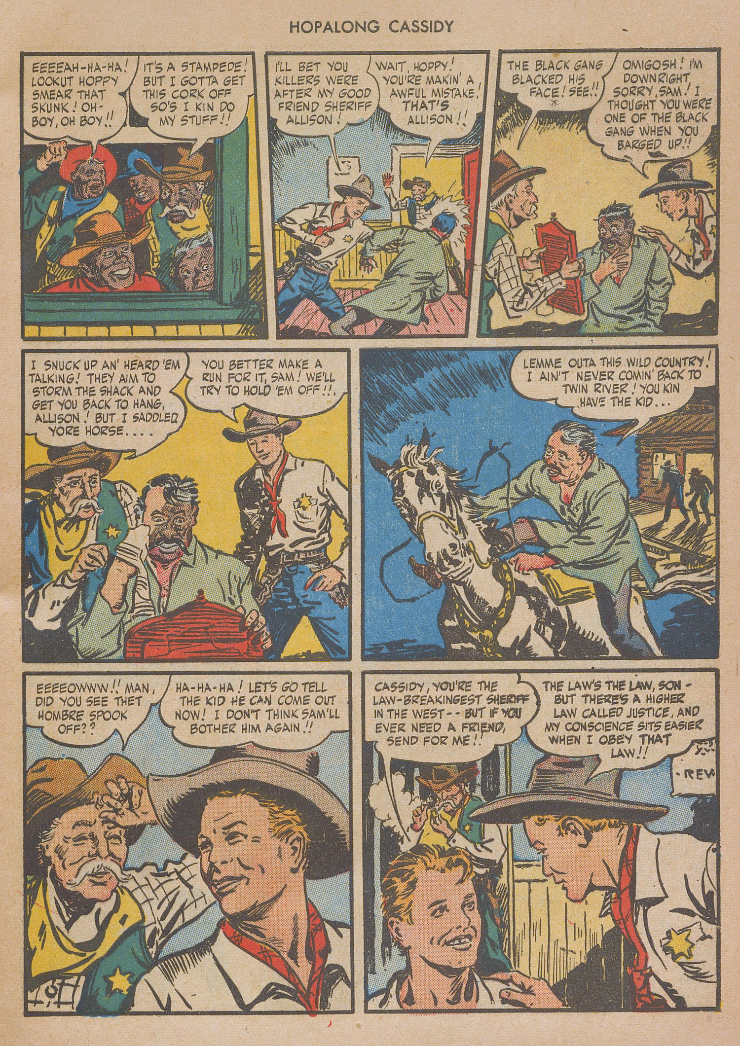 Read online Hopalong Cassidy comic -  Issue #2 - 9