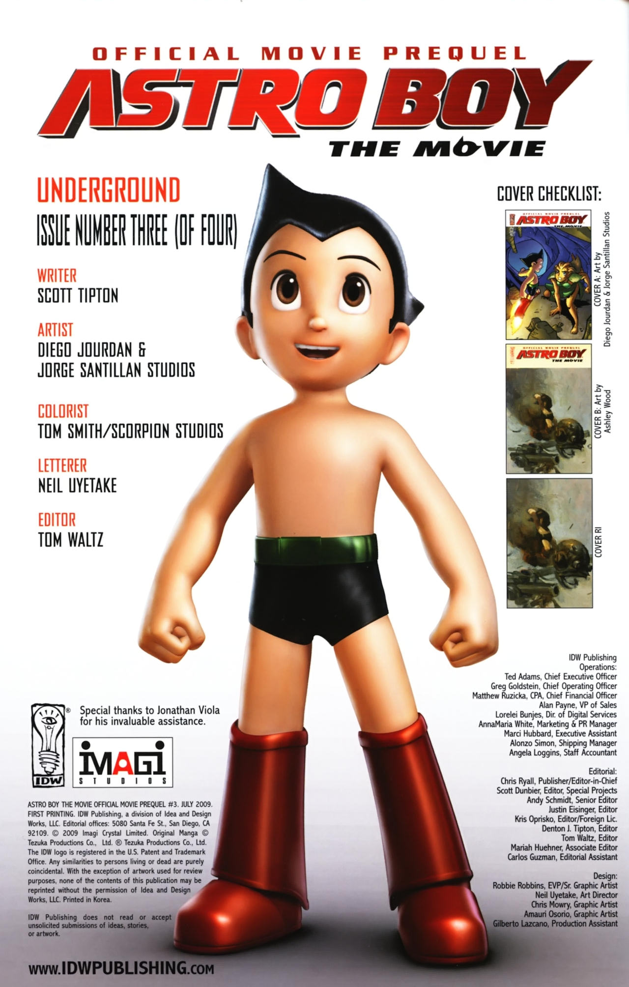 Read online Astro Boy: The Movie: Official Movie Prequel comic -  Issue #3 - 2