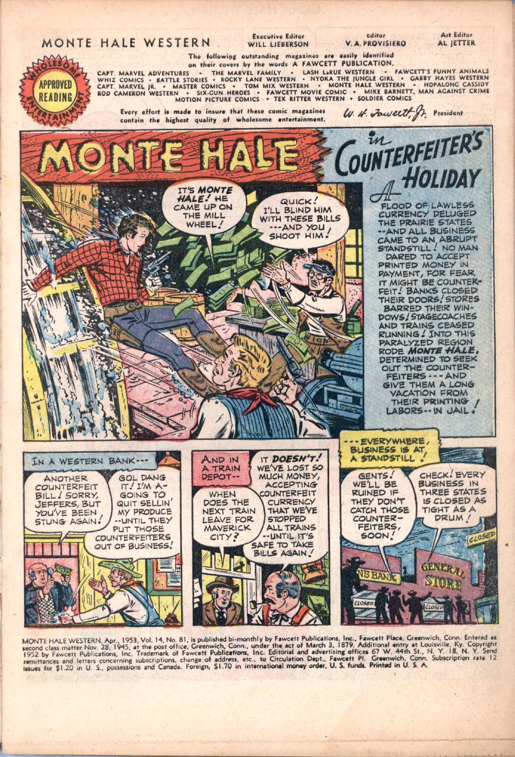 Read online Monte Hale Western comic -  Issue #81 - 3