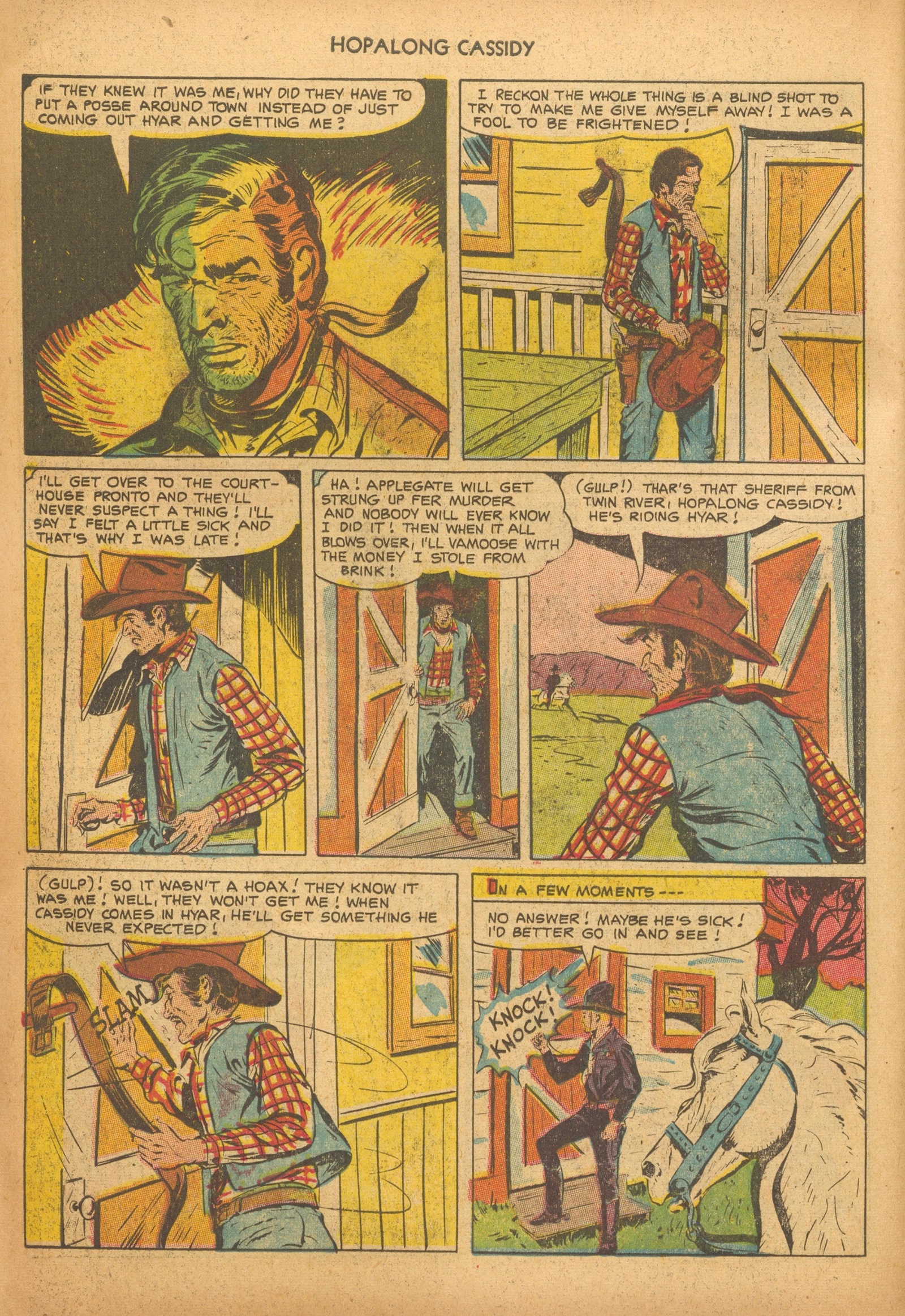Read online Hopalong Cassidy comic -  Issue #78 - 30