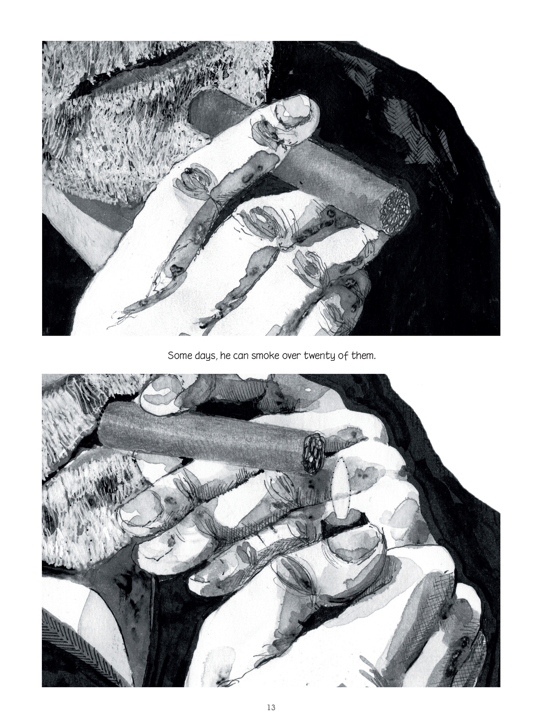 Read online Through Clouds of Smoke: Freud's Final Days comic -  Issue # TPB - 14