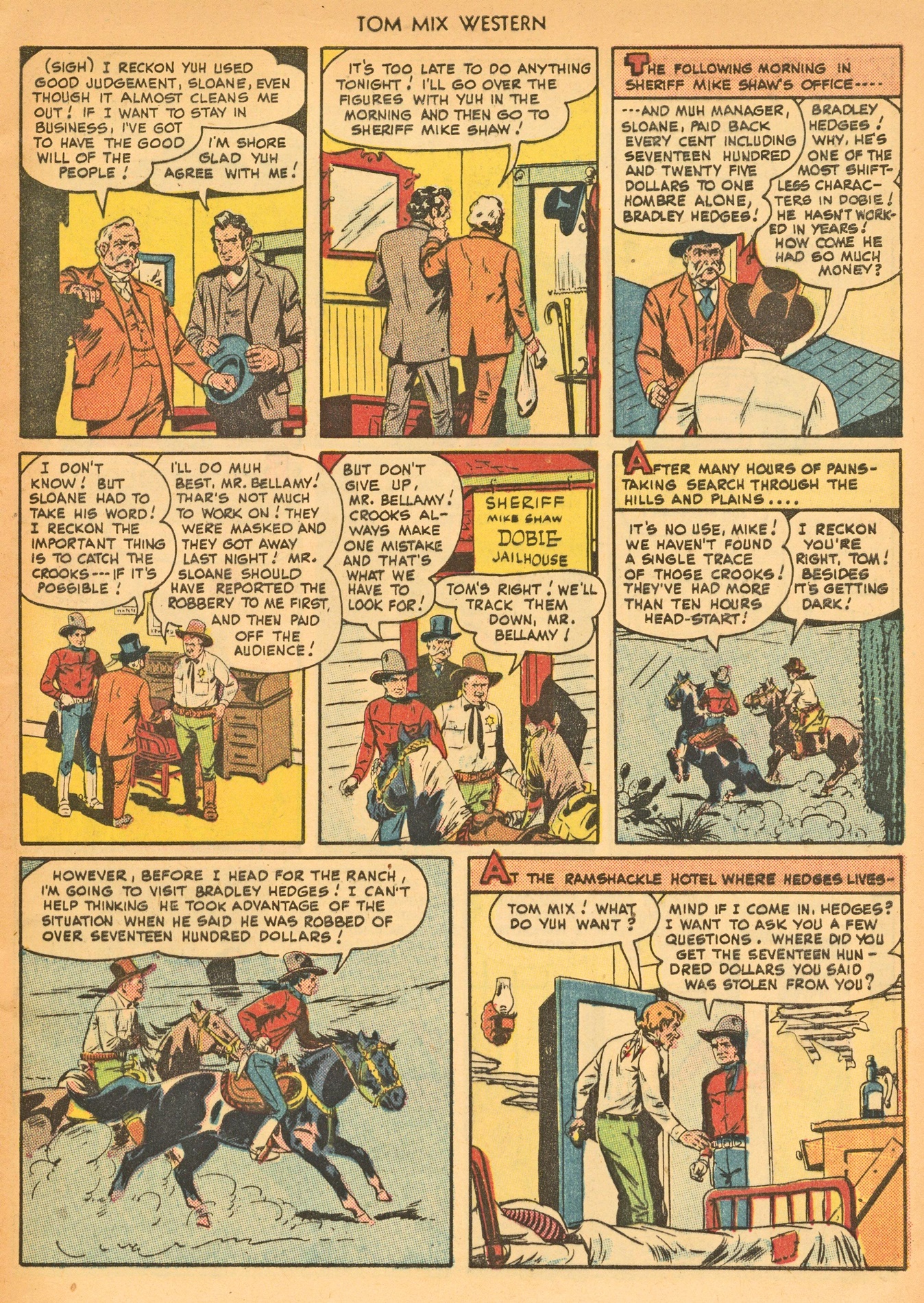 Read online Tom Mix Western (1948) comic -  Issue #22 - 5