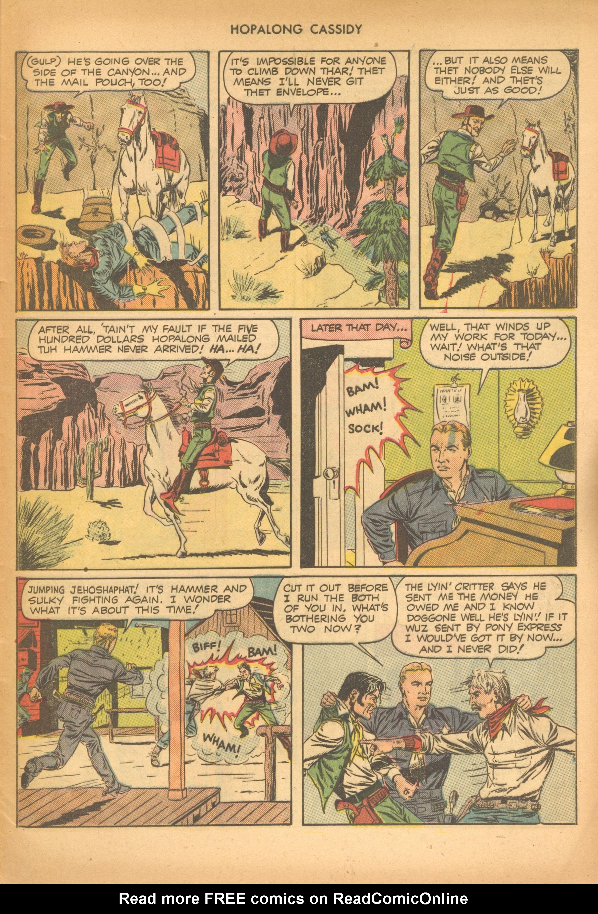 Read online Hopalong Cassidy comic -  Issue #43 - 45