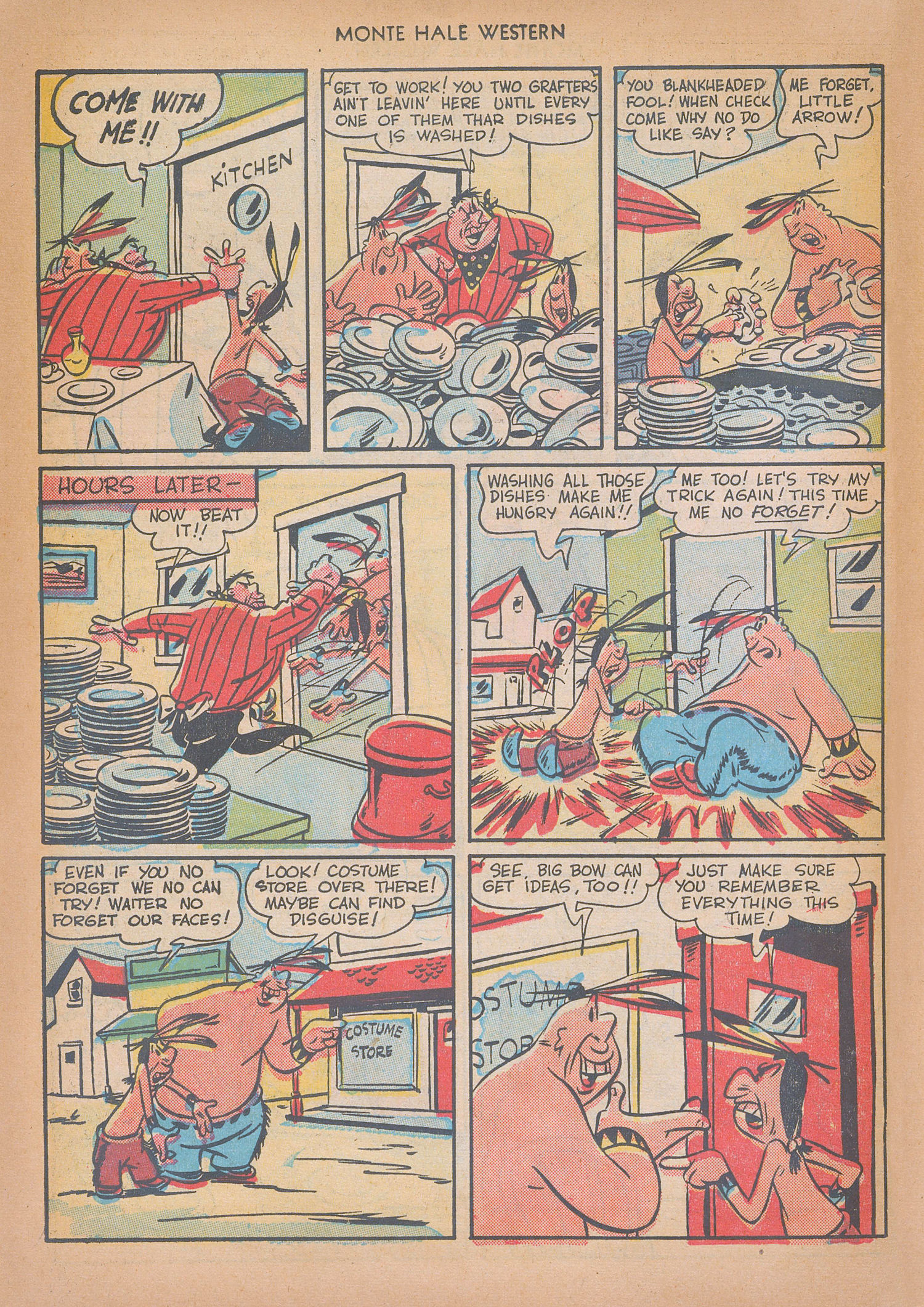 Read online Monte Hale Western comic -  Issue #32 - 38