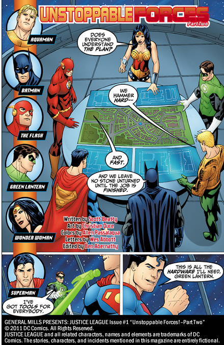 Read online General Mills Presents: Justice League (2011) comic -  Issue #1 - 30