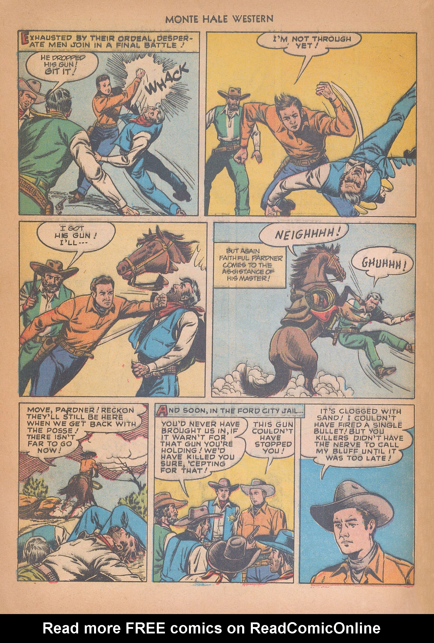 Read online Monte Hale Western comic -  Issue #32 - 12