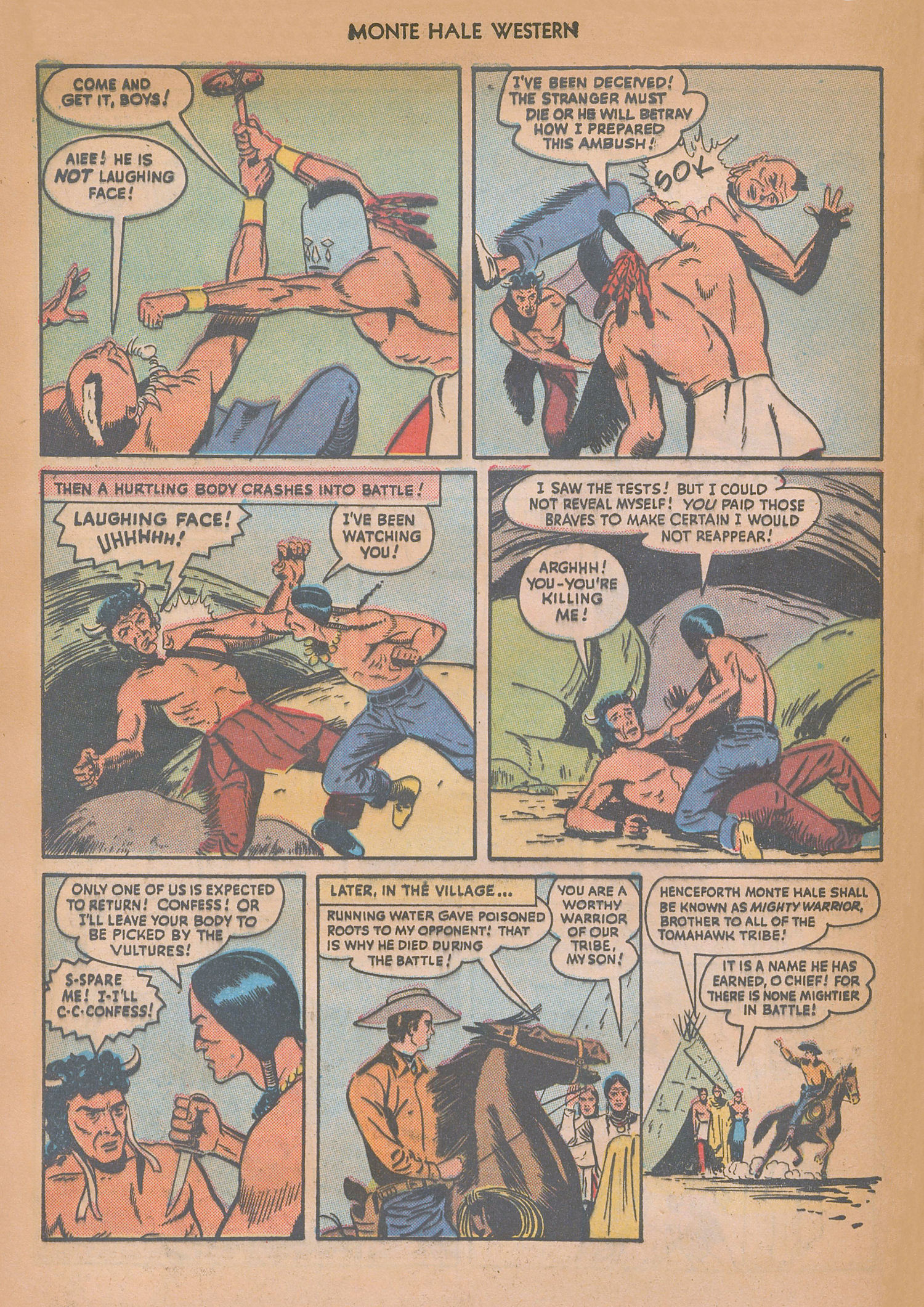 Read online Monte Hale Western comic -  Issue #32 - 48