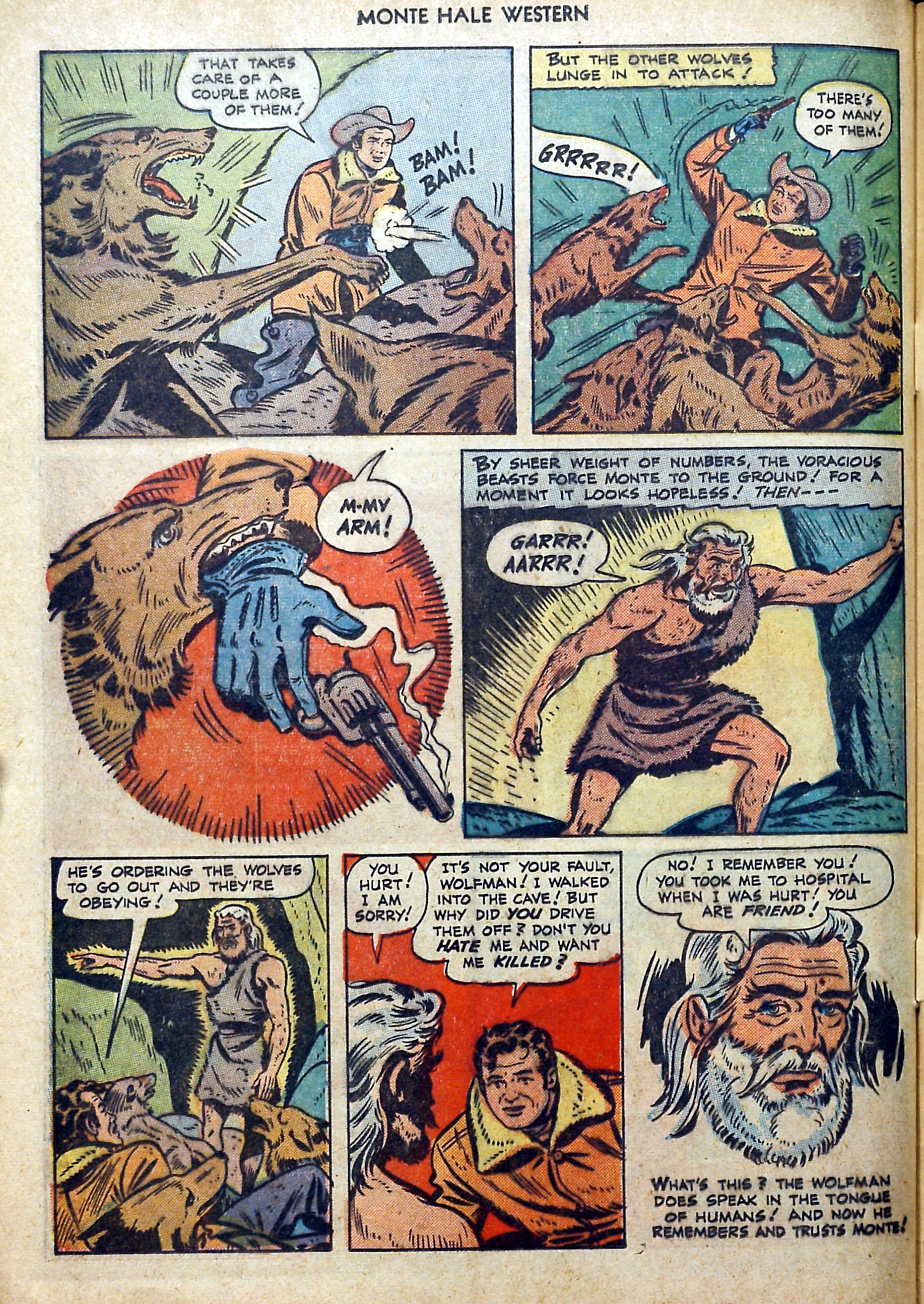 Read online Monte Hale Western comic -  Issue #40 - 46