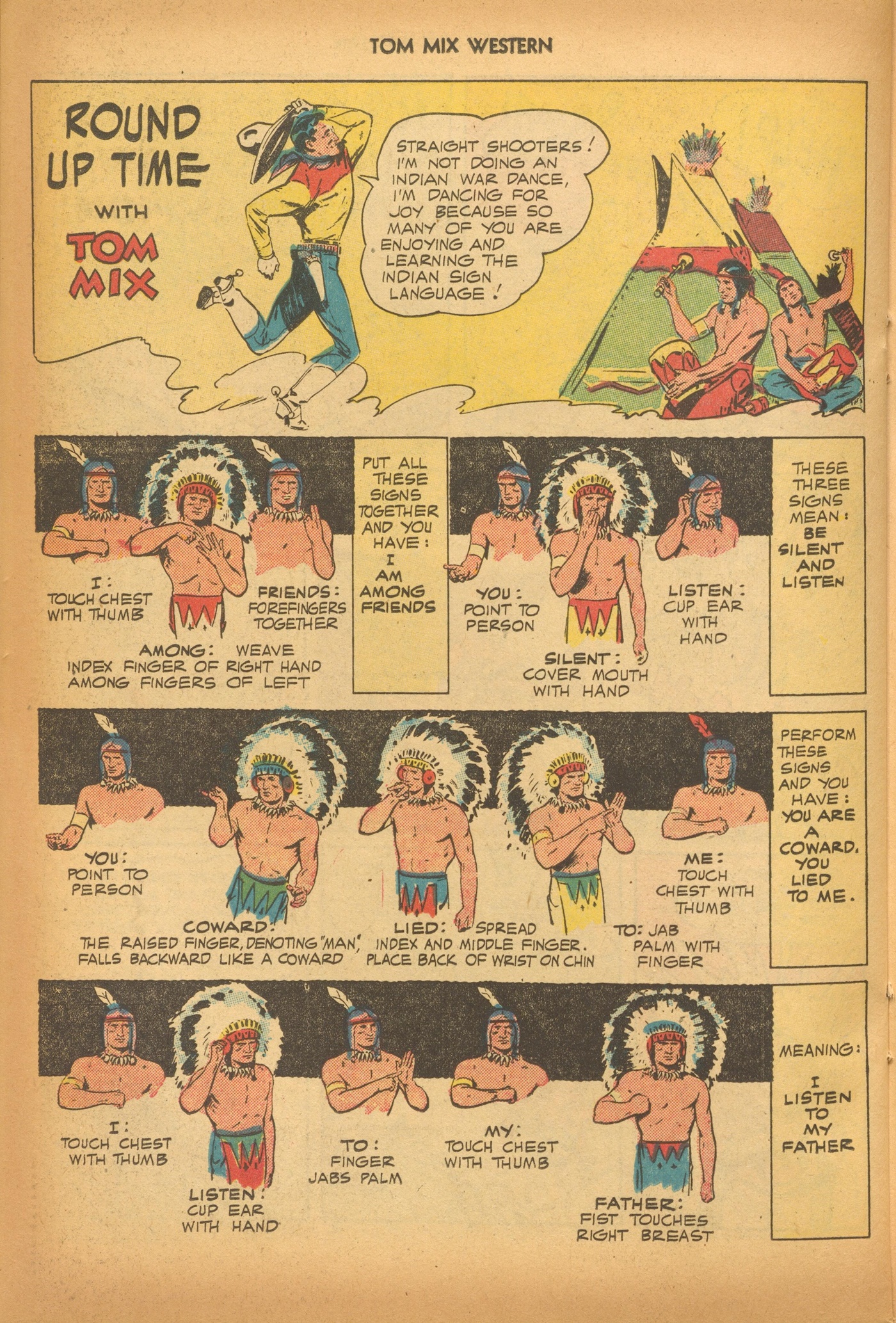 Read online Tom Mix Western (1948) comic -  Issue #6 - 30