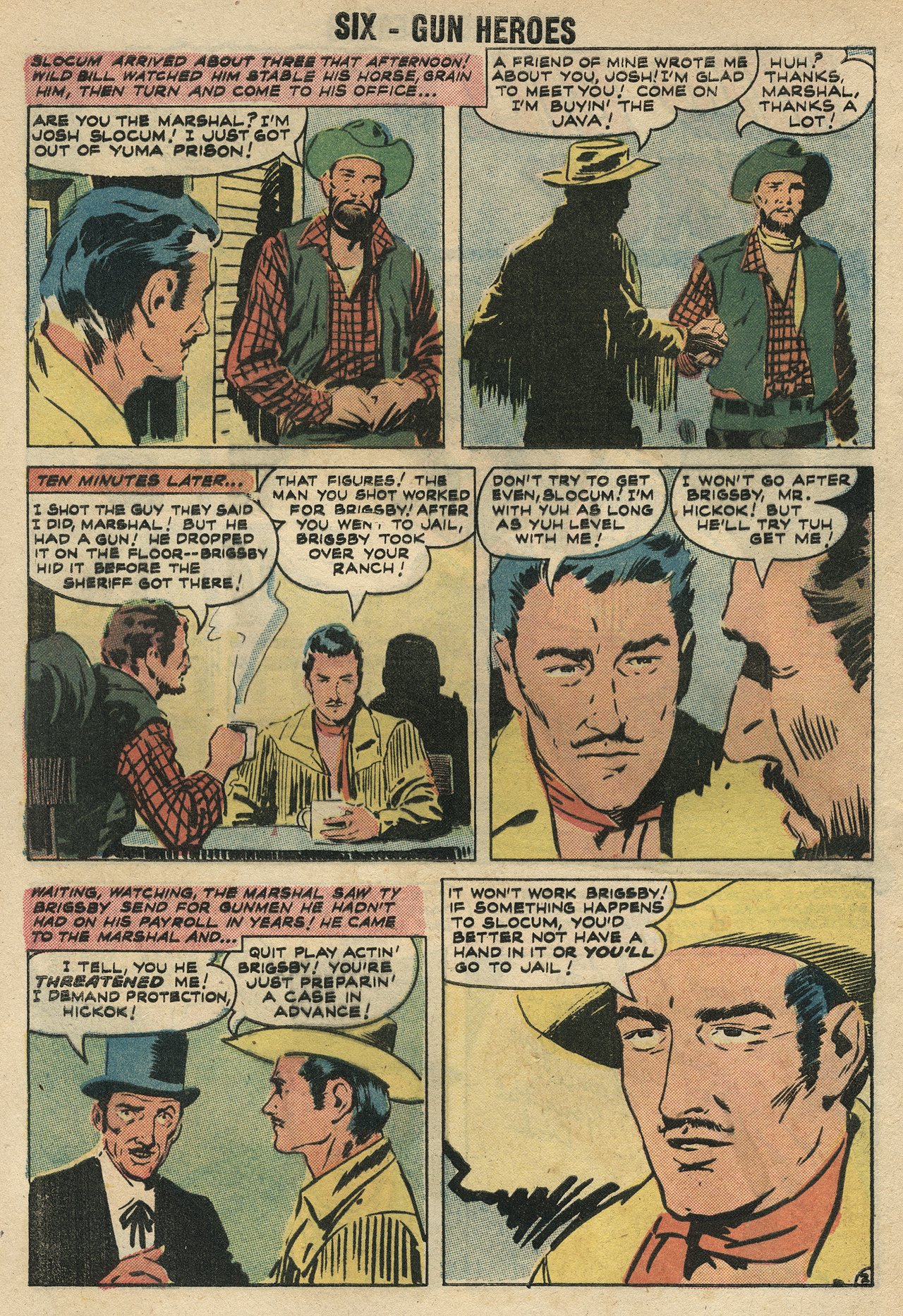 Read online Six-Gun Heroes comic -  Issue #49 - 4