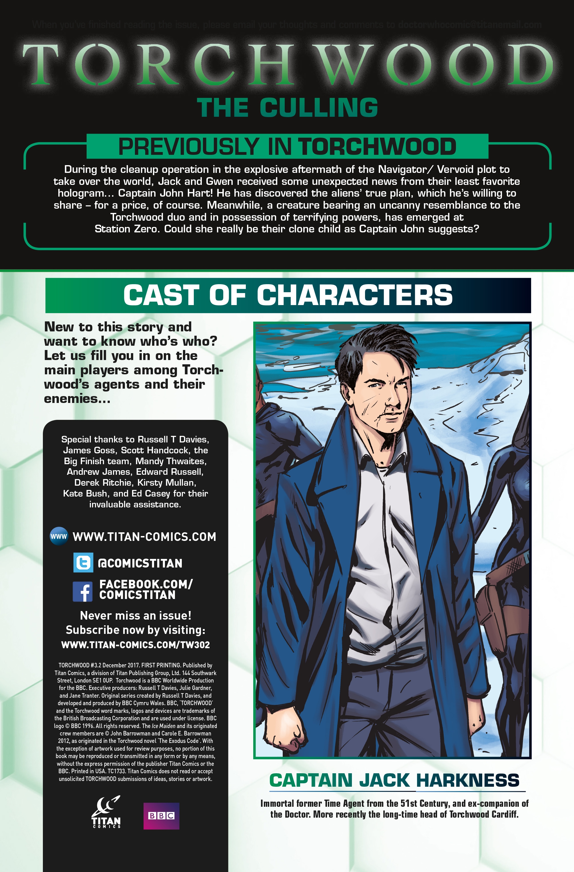 Read online Torchwood (2017) comic -  Issue #2 - 2