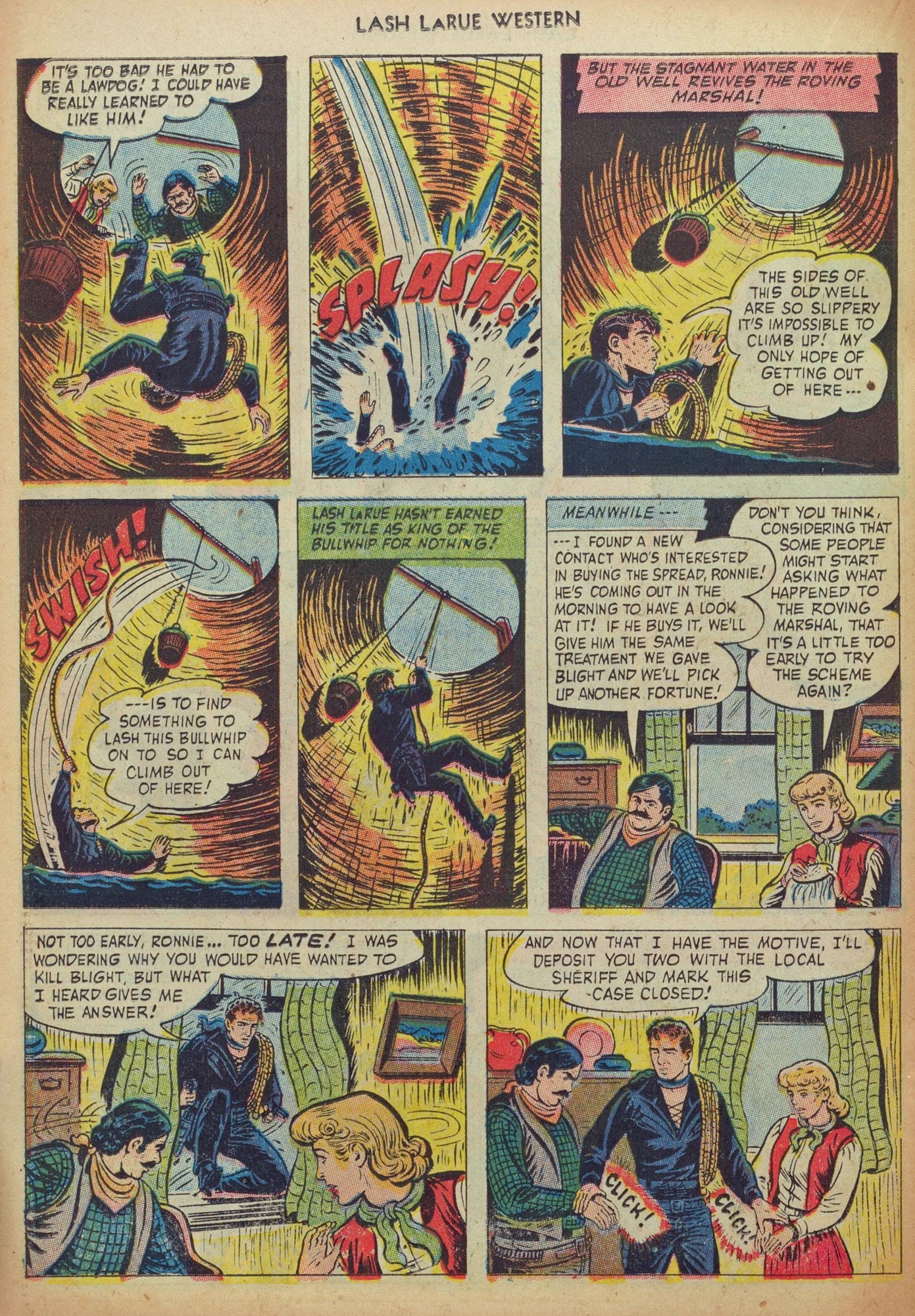 Read online Lash Larue Western (1949) comic -  Issue #37 - 22