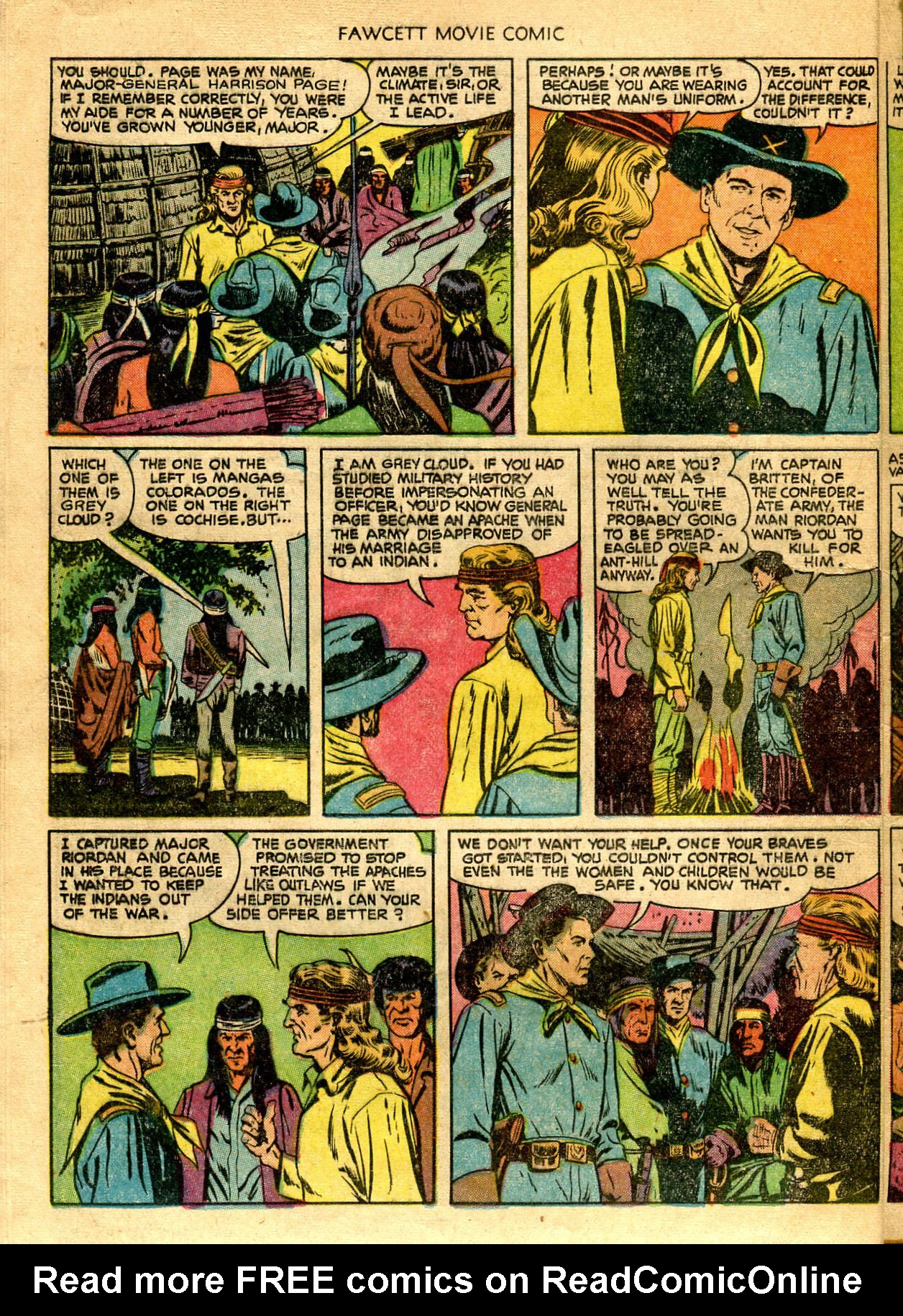 Read online Fawcett Movie Comic comic -  Issue #14 - 12