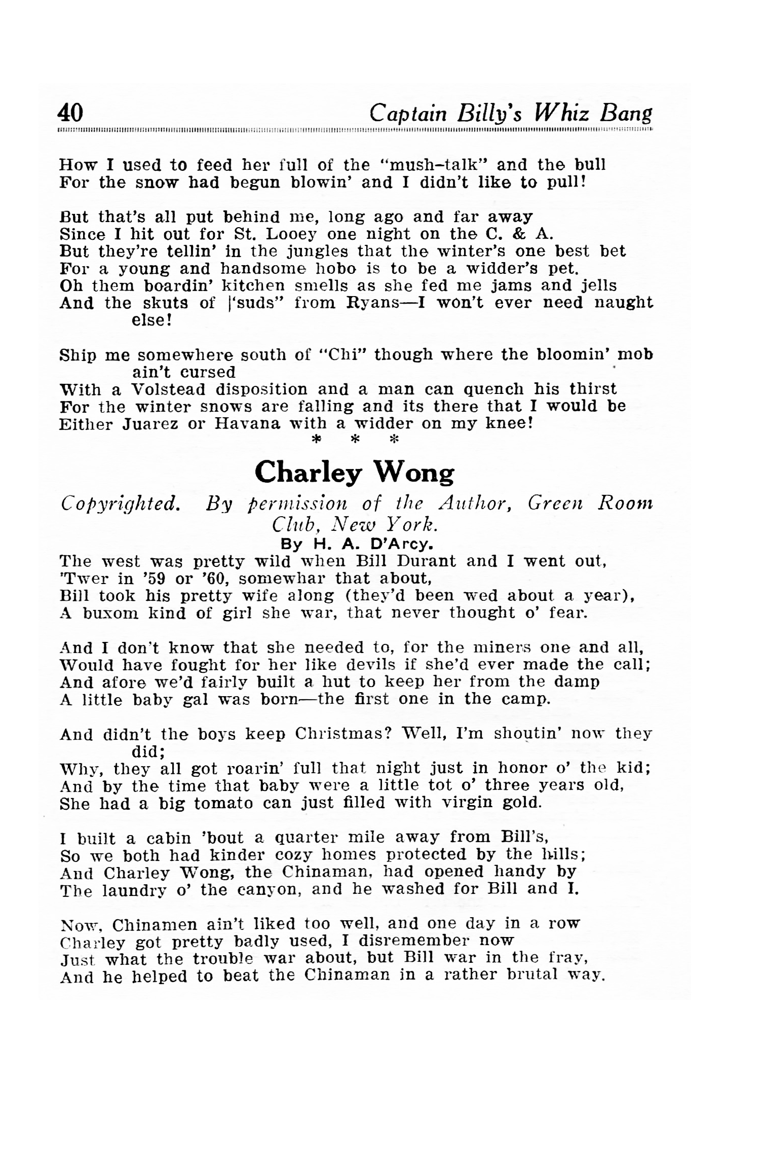 Read online Captain Billy's Whiz Bang comic -  Issue #30 - 42