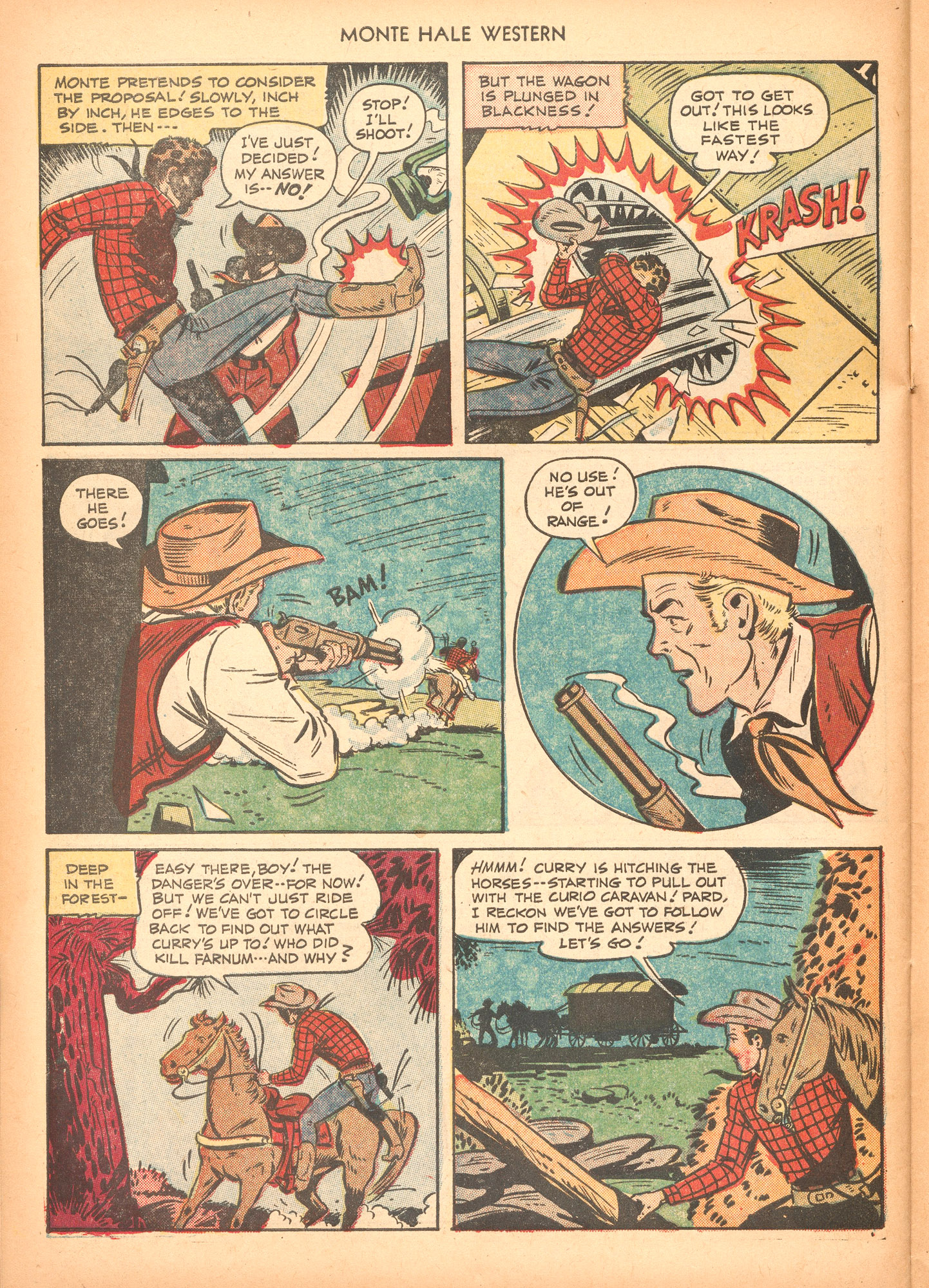 Read online Monte Hale Western comic -  Issue #64 - 30