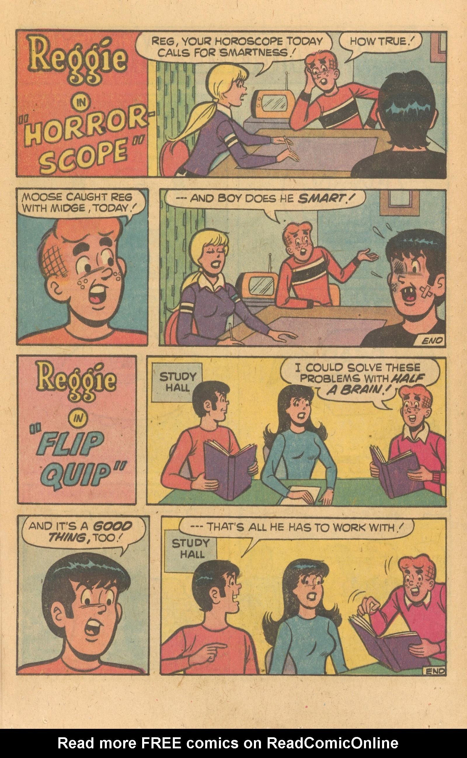 Read online Reggie's Wise Guy Jokes comic -  Issue #44 - 16