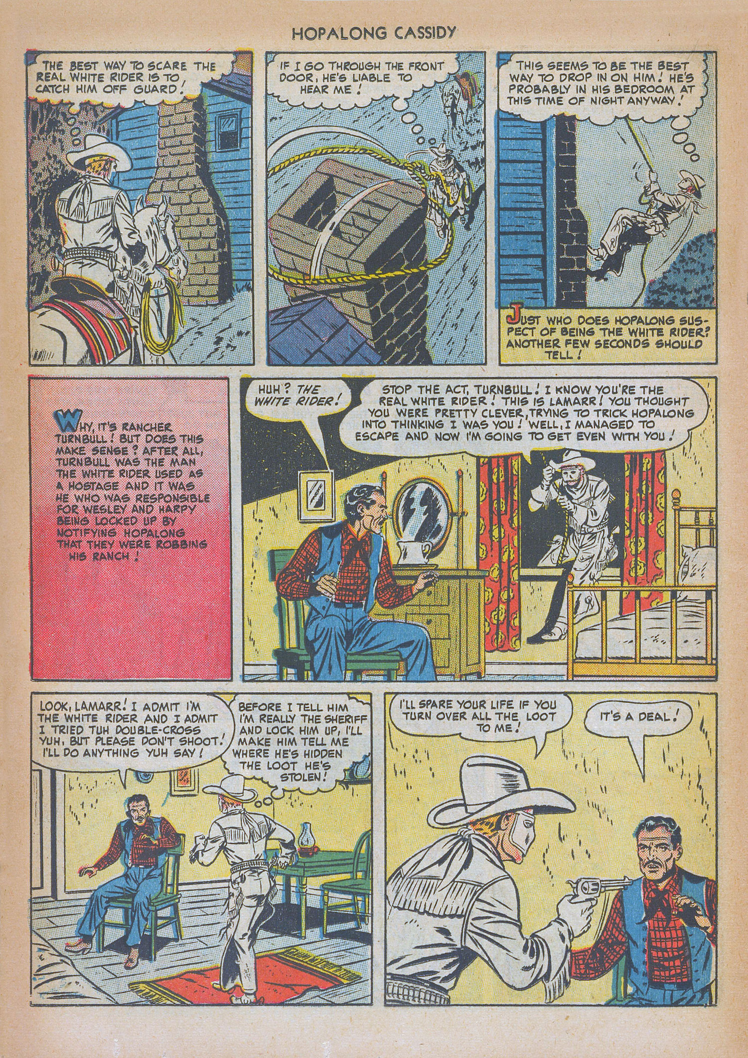 Read online Hopalong Cassidy comic -  Issue #36 - 20