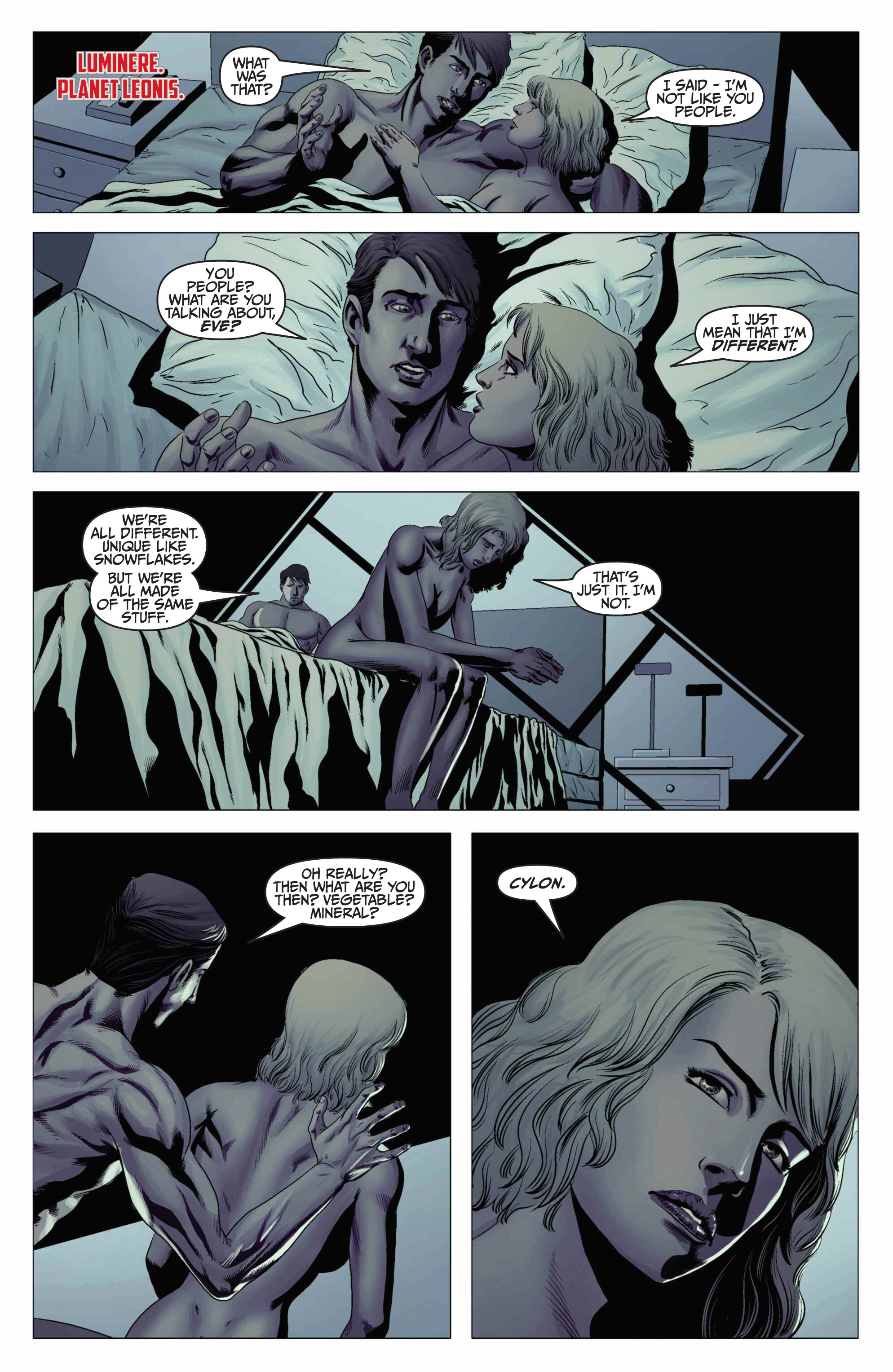 Read online (New) Battlestar Galactica: Six comic -  Issue #4 - 4