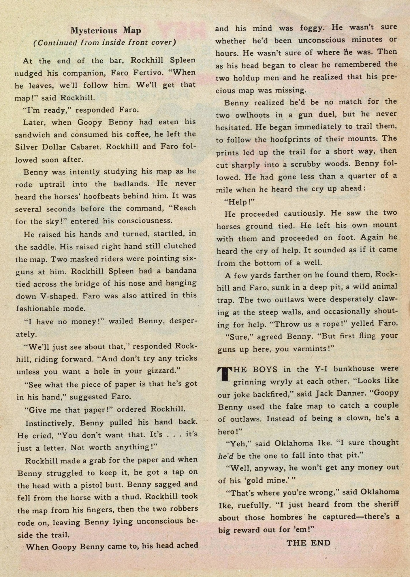 Read online Lash Larue Western (1949) comic -  Issue #41 - 35