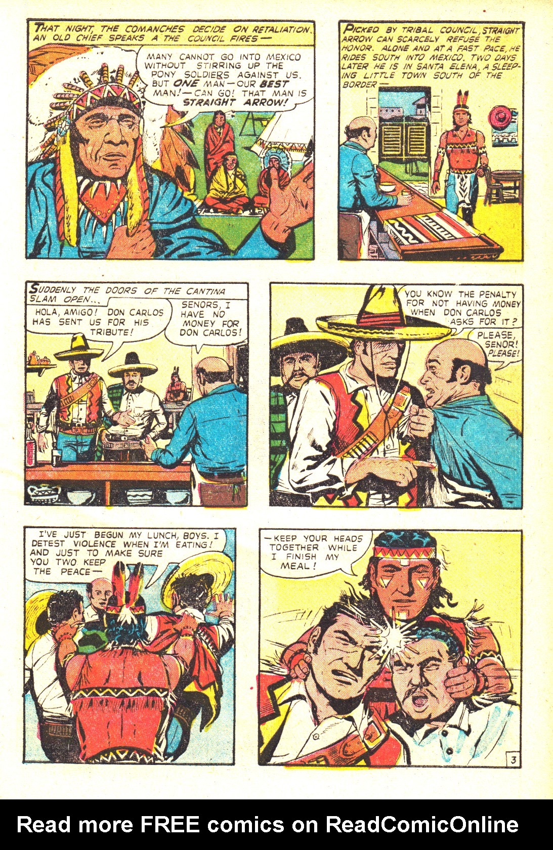 Read online Straight Arrow comic -  Issue #48 - 5