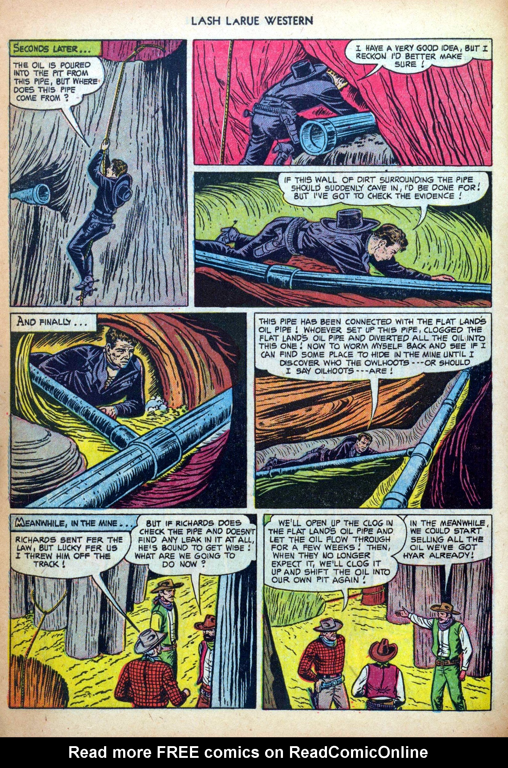 Read online Lash Larue Western (1949) comic -  Issue #34 - 6