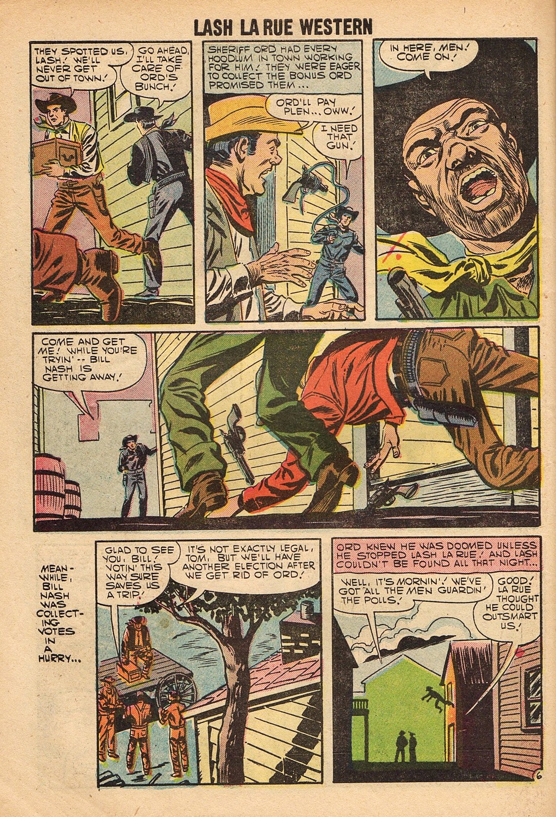 Read online Lash Larue Western (1949) comic -  Issue #67 - 64