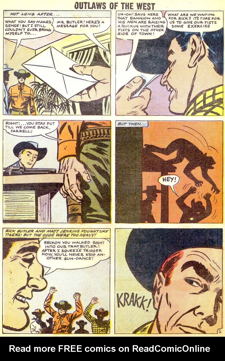 Read online Outlaws of the West comic -  Issue #15 - 33