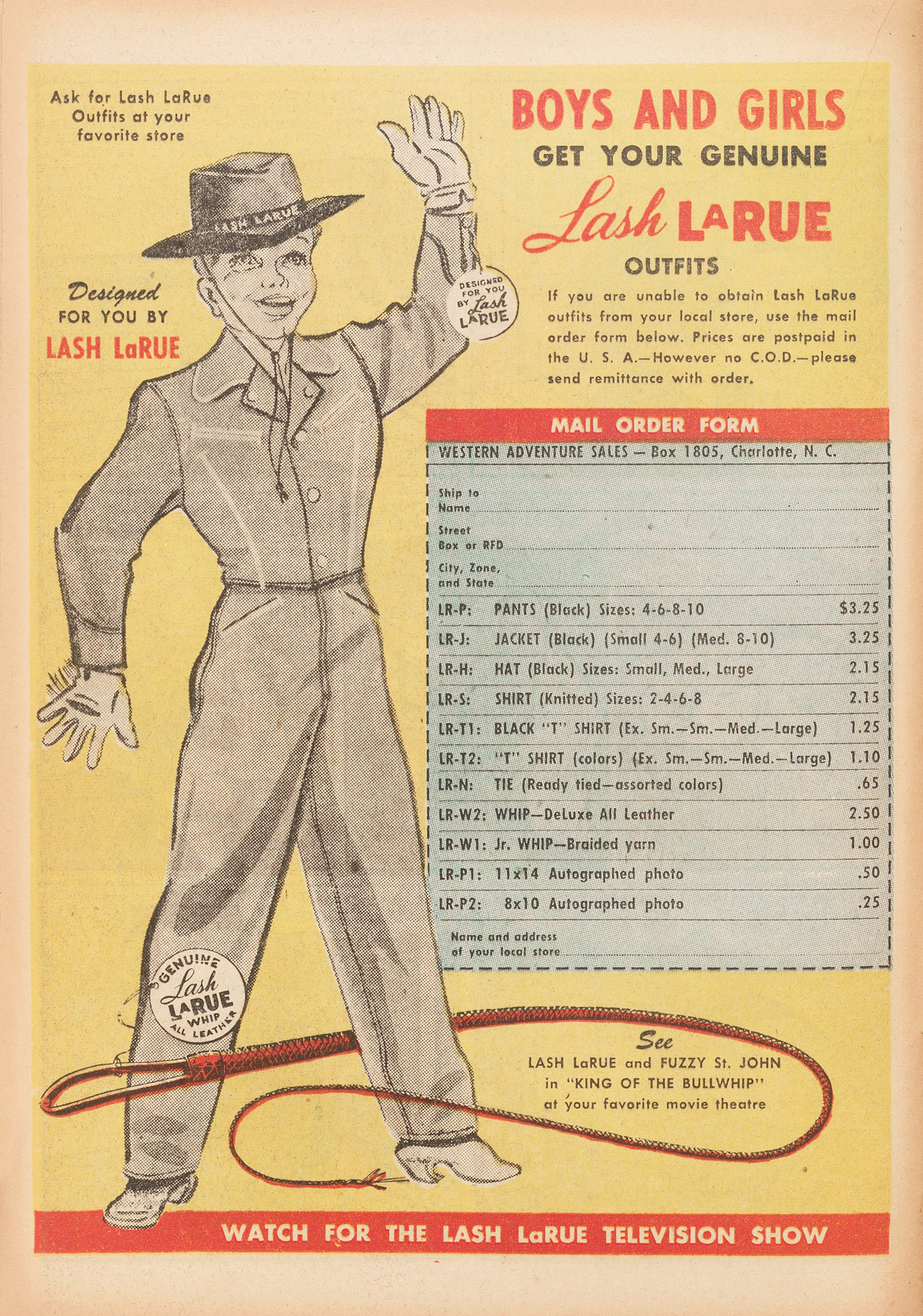 Read online Lash Larue Western (1949) comic -  Issue #16 - 16