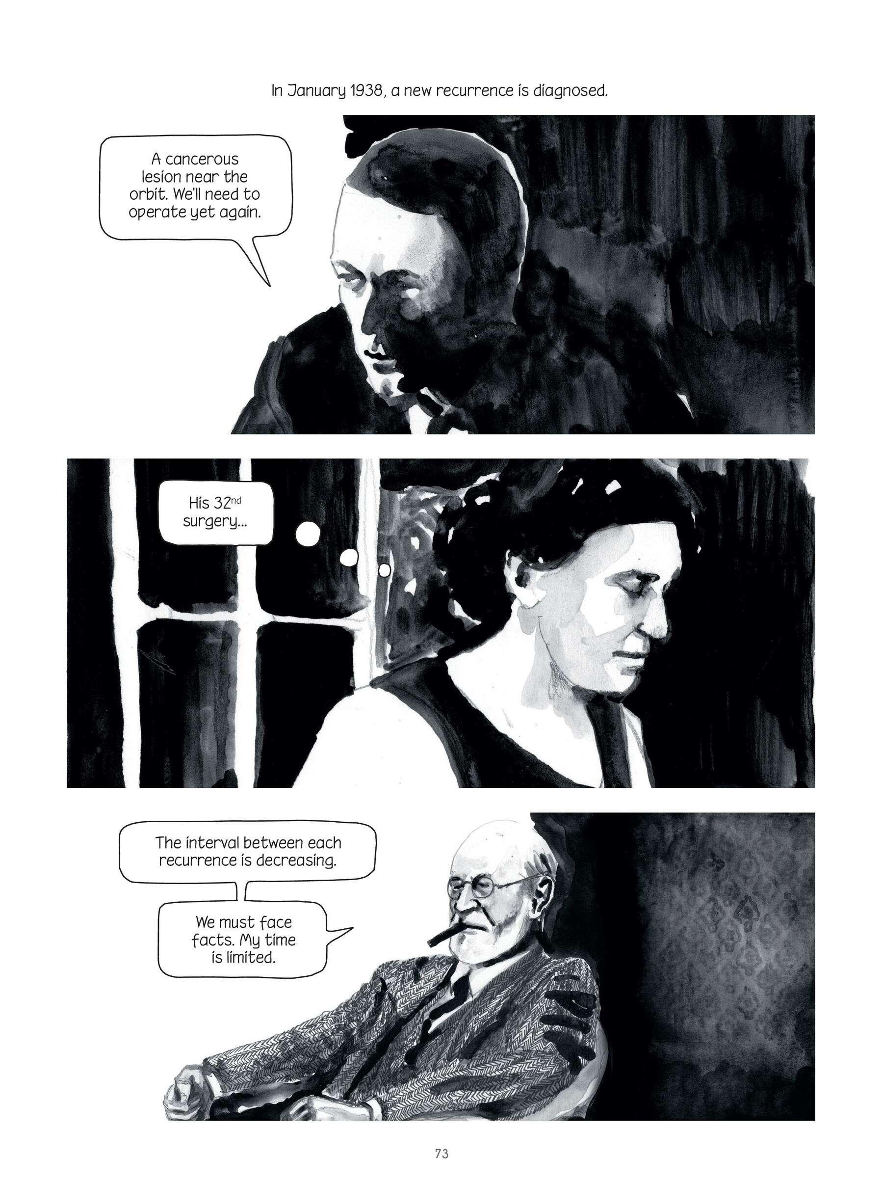 Read online Through Clouds of Smoke: Freud's Final Days comic -  Issue # TPB - 72