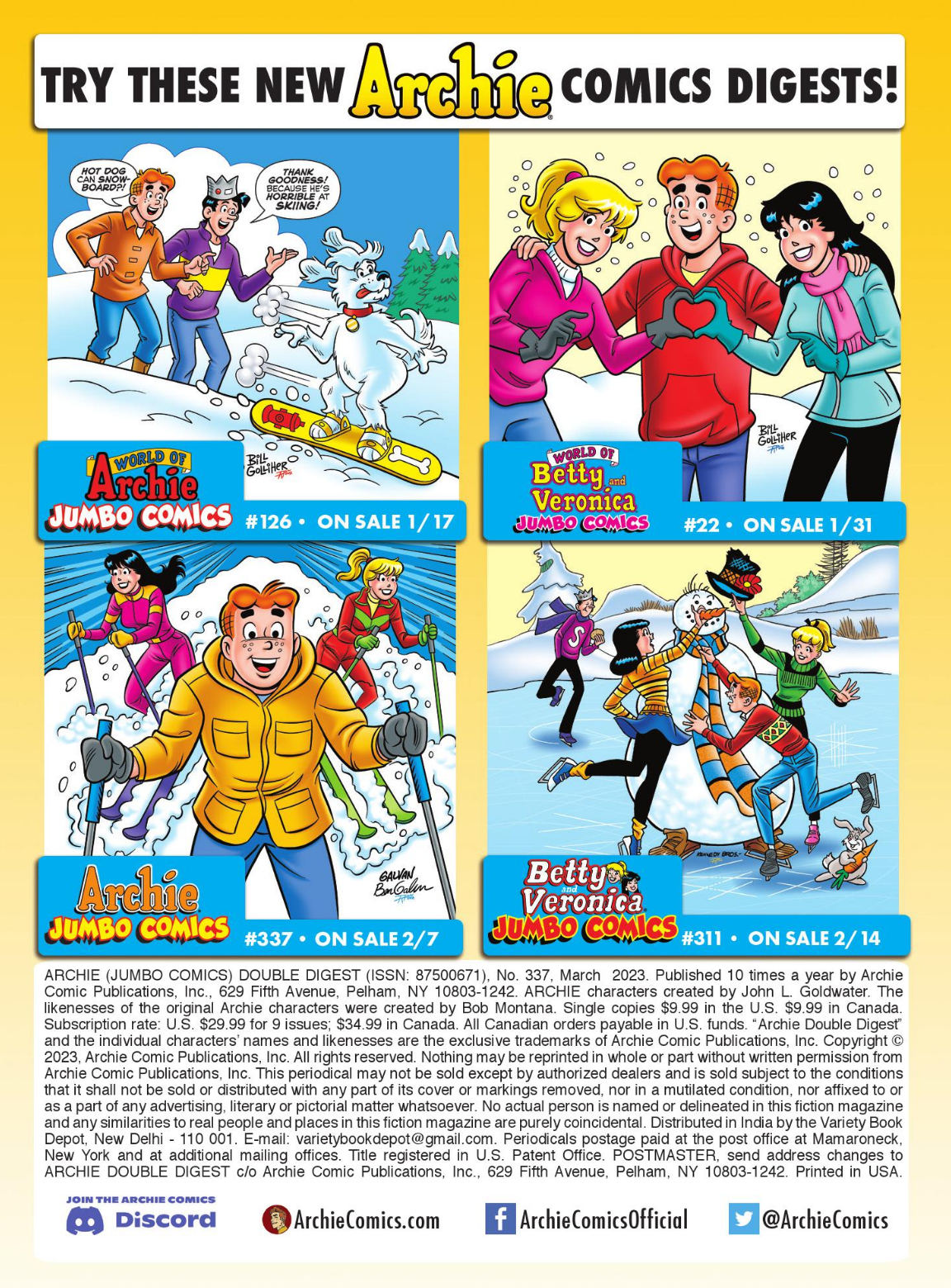 Read online Archie's Double Digest Magazine comic -  Issue #337 - 185
