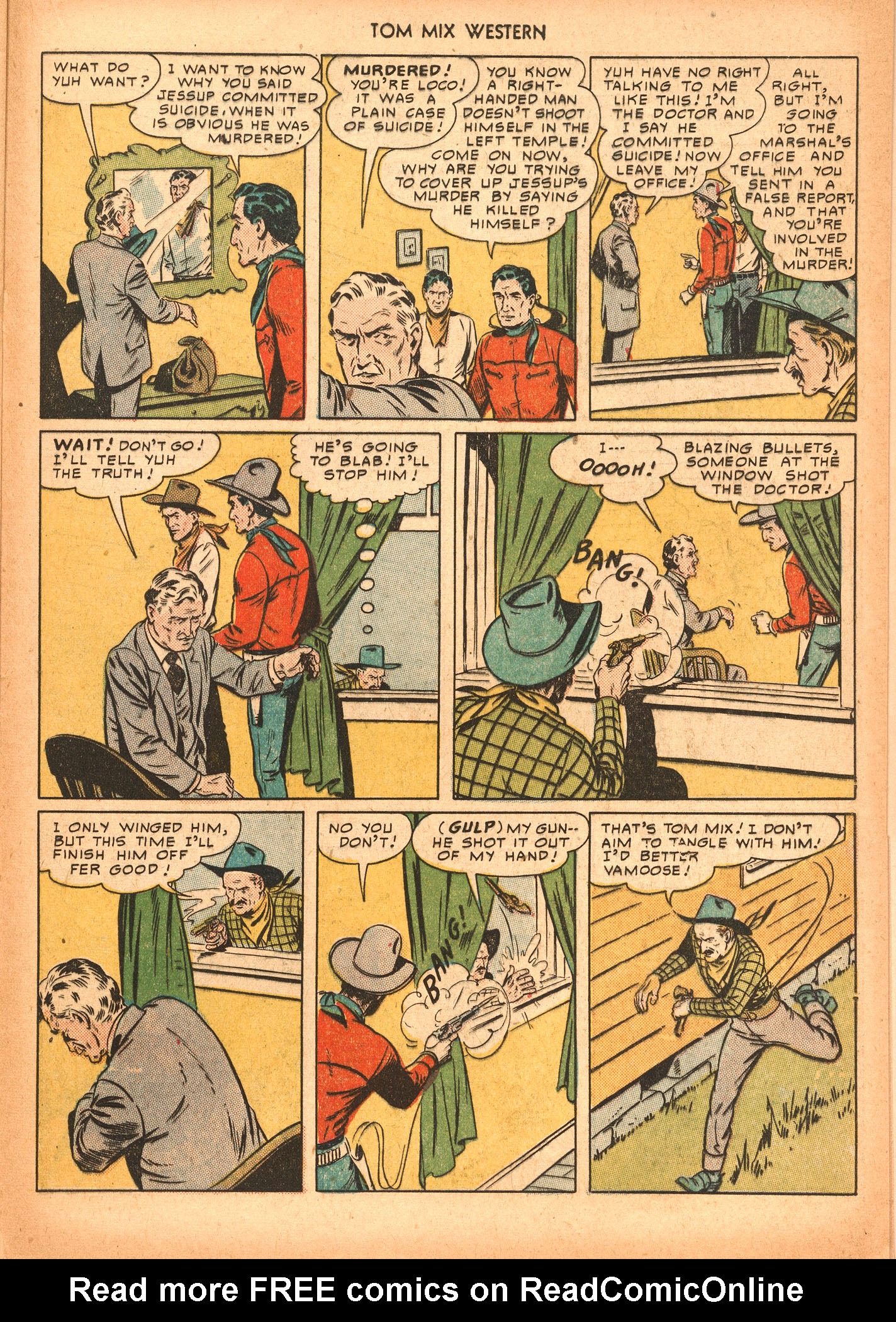 Read online Tom Mix Western (1948) comic -  Issue #34 - 21