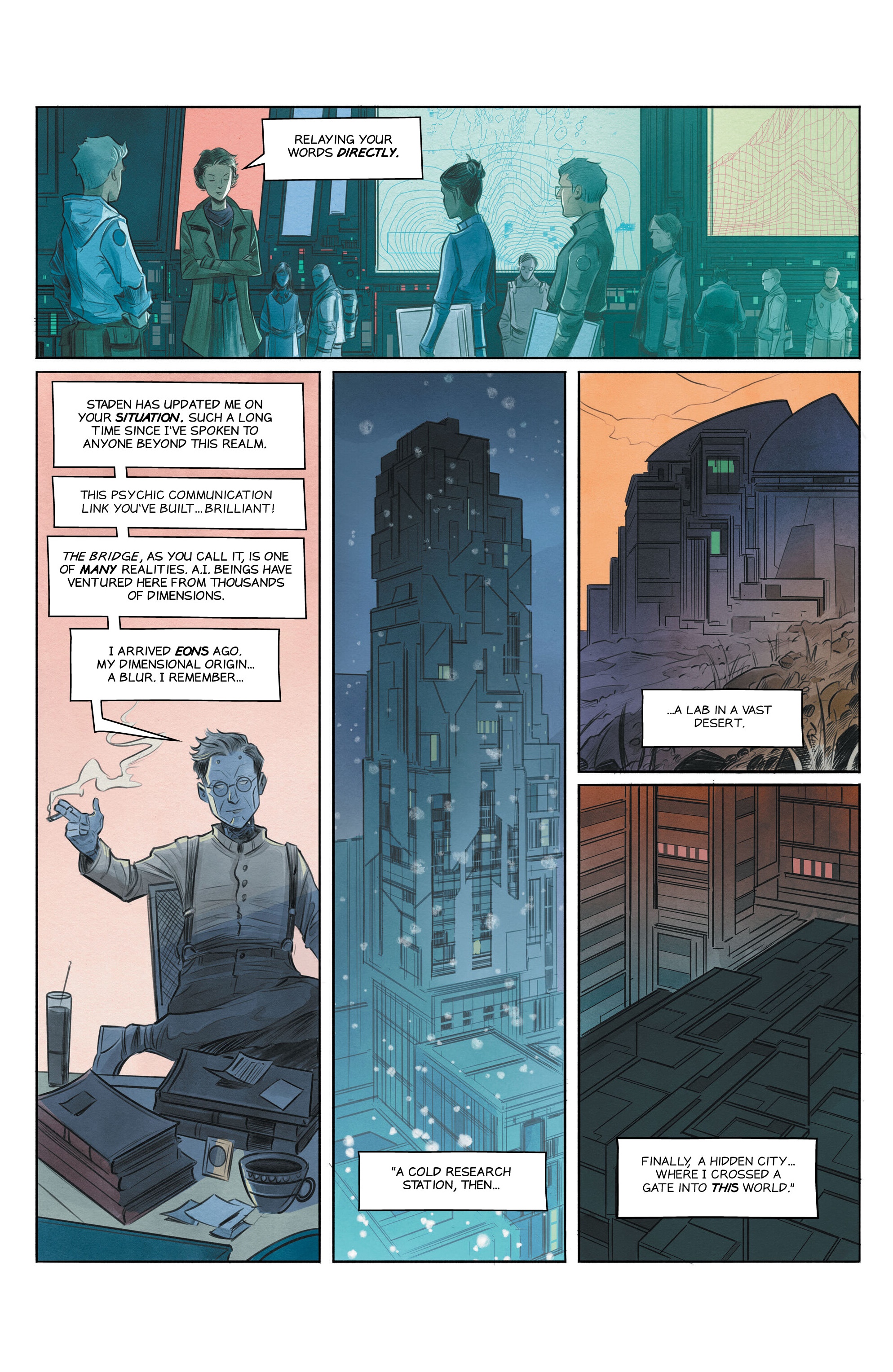 Read online Hexagon Bridge comic -  Issue #5 - 5
