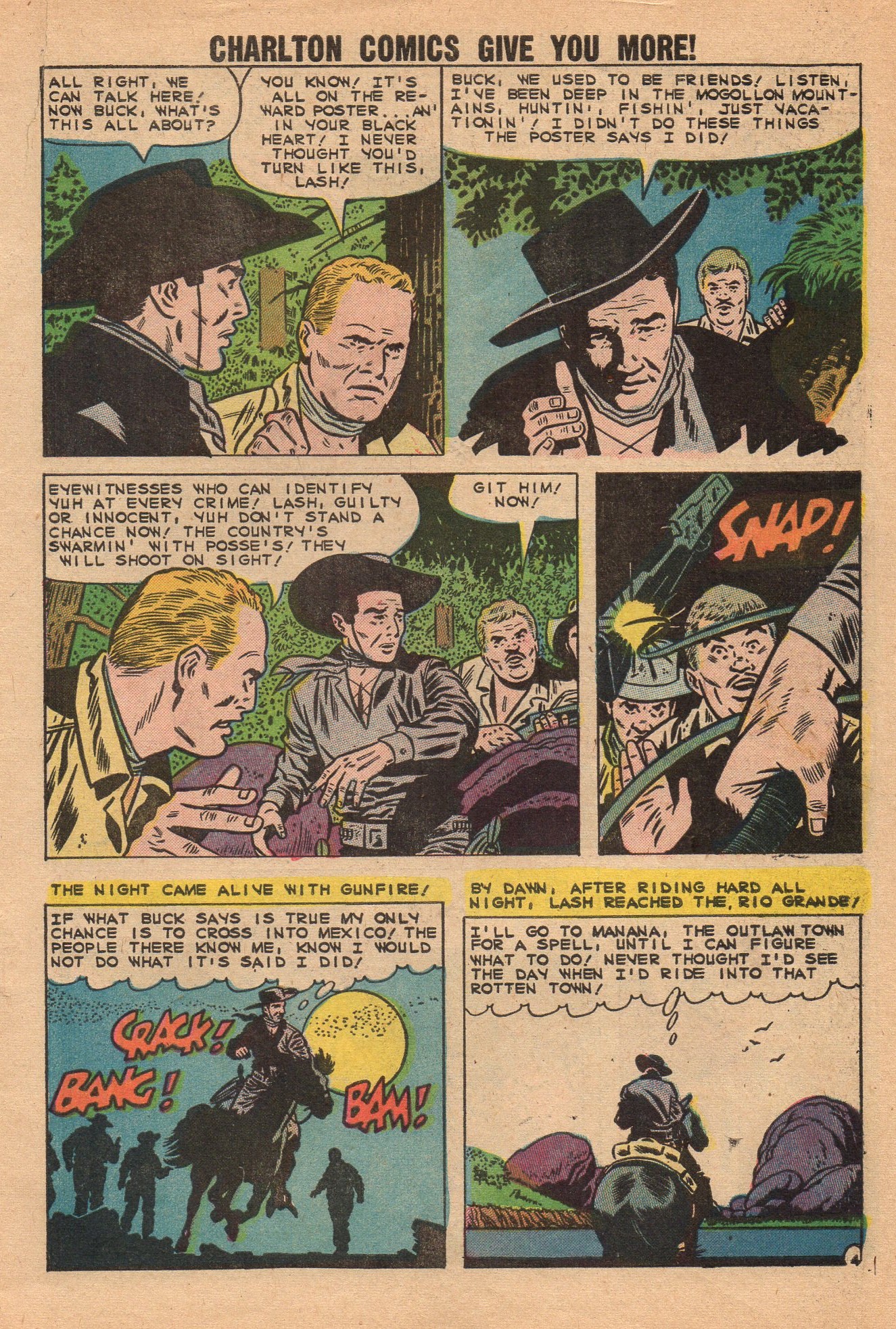 Read online Lash Larue Western (1949) comic -  Issue #76 - 7